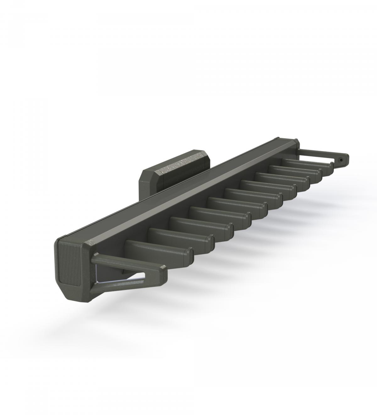 Corbatero lateral extraíble para armario Quartz