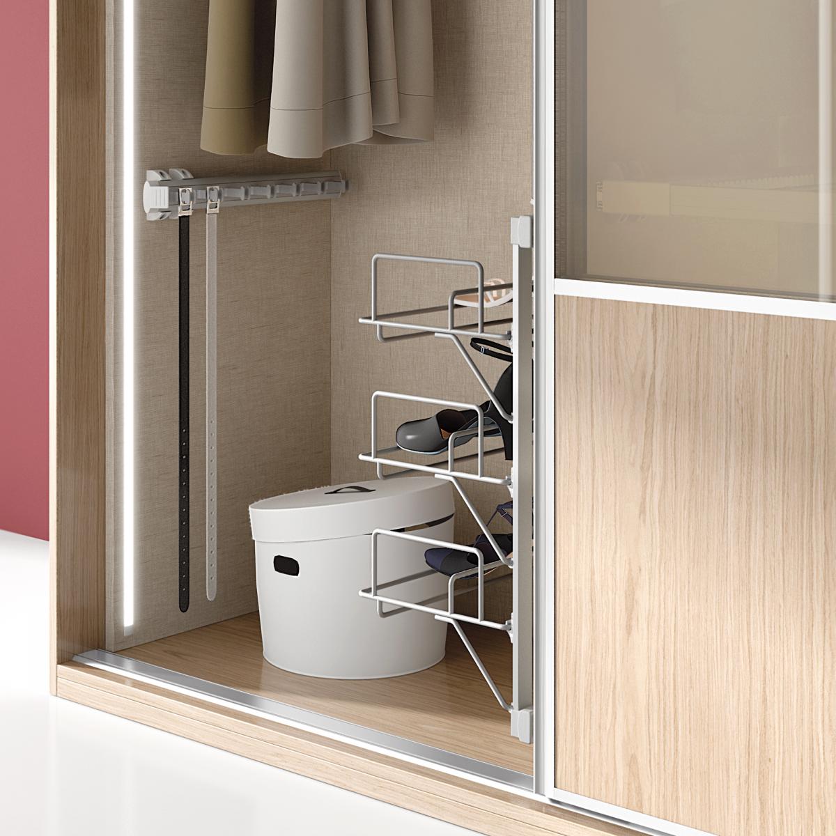 Porta cinturones lateral extraíble