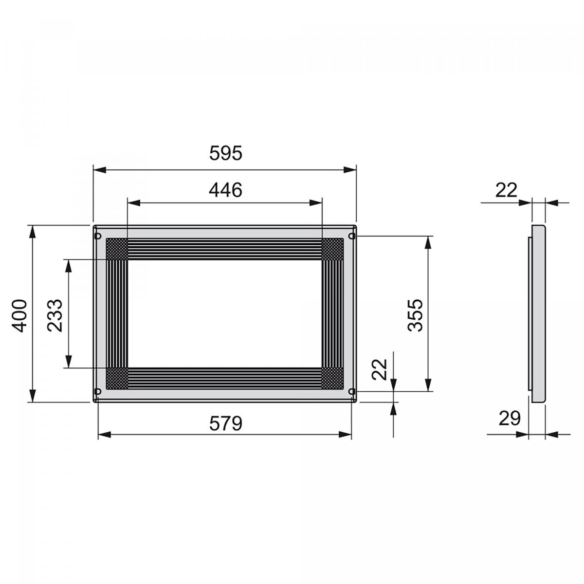 Marco para microondas