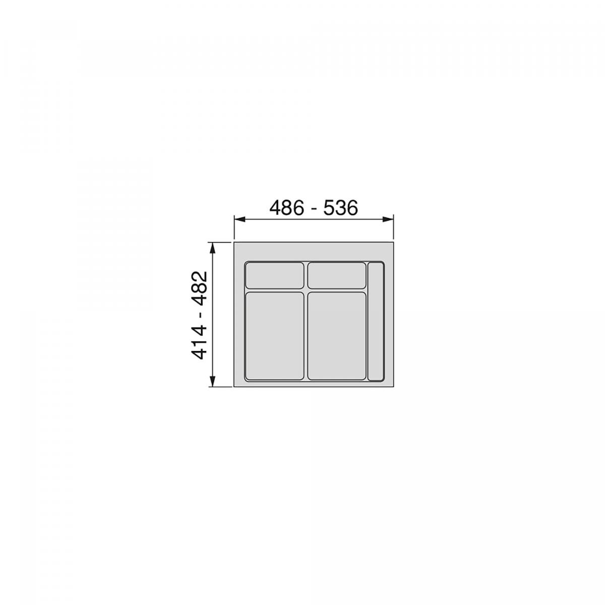 Base Recycle para contenedores de cajón cocina