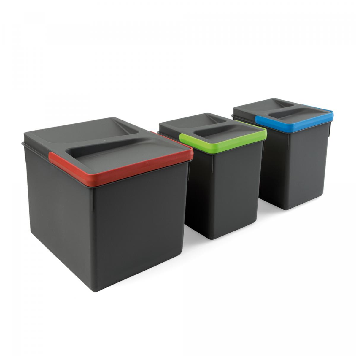 Contenedores para cajón de cocina Recycle, Altura 216