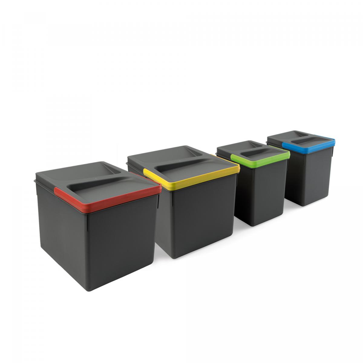Contenedores para cajón de cocina Recycle, Altura 216