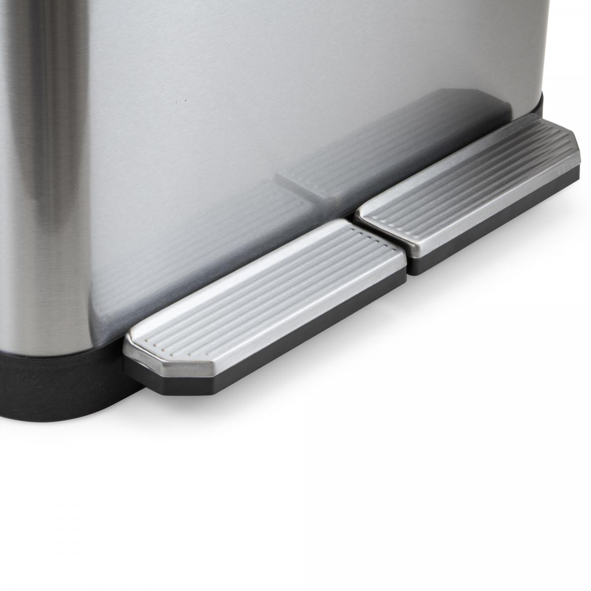 Contenedor Recycle Inox con compartimentos
