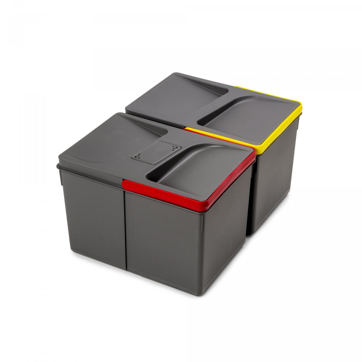 Contenedores para cajón de cocina Recycle con tapa anti olores, Altura 216