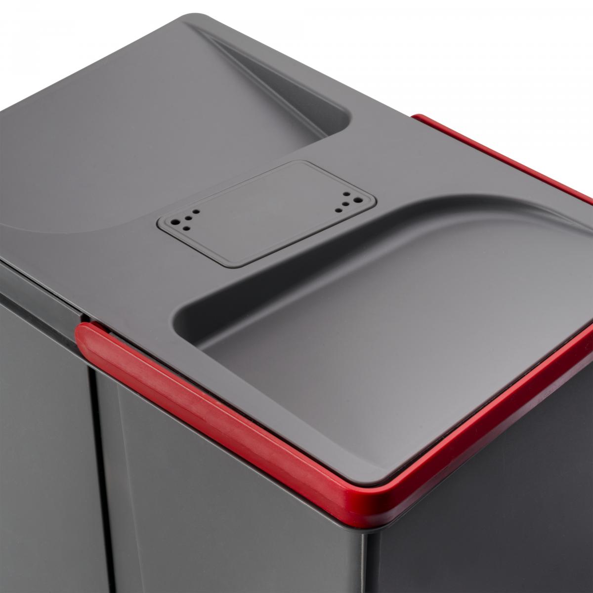 Contenedores para cajón de cocina Recycle con tapa anti olores, Altura 216