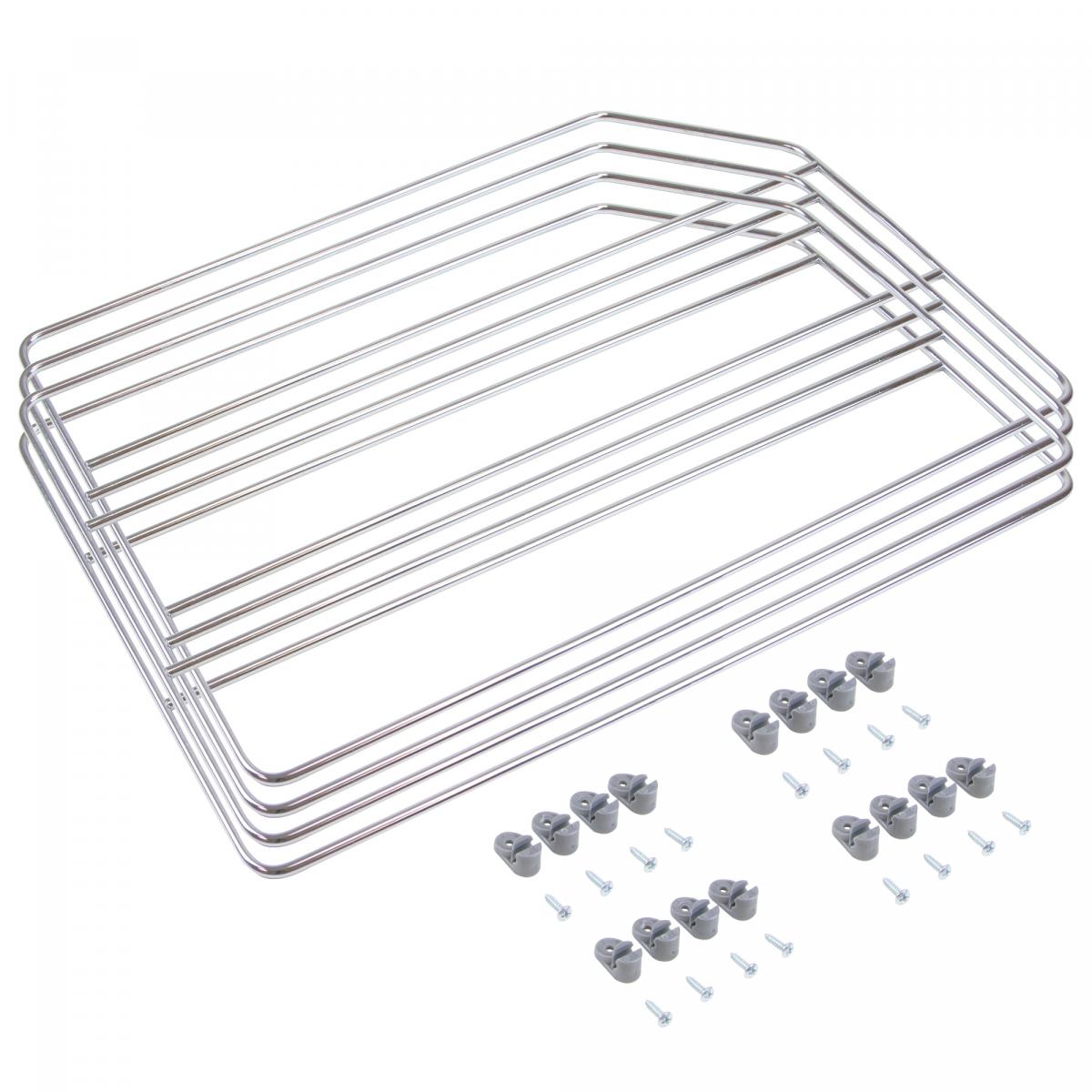 Juego de 4 separadores para armarios y estanterías