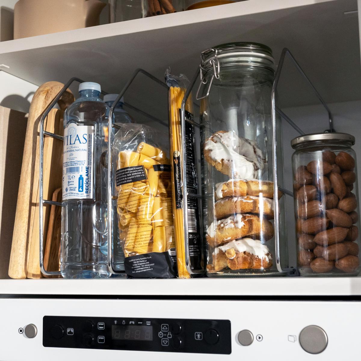 Juego de 4 separadores para armarios y estanterías