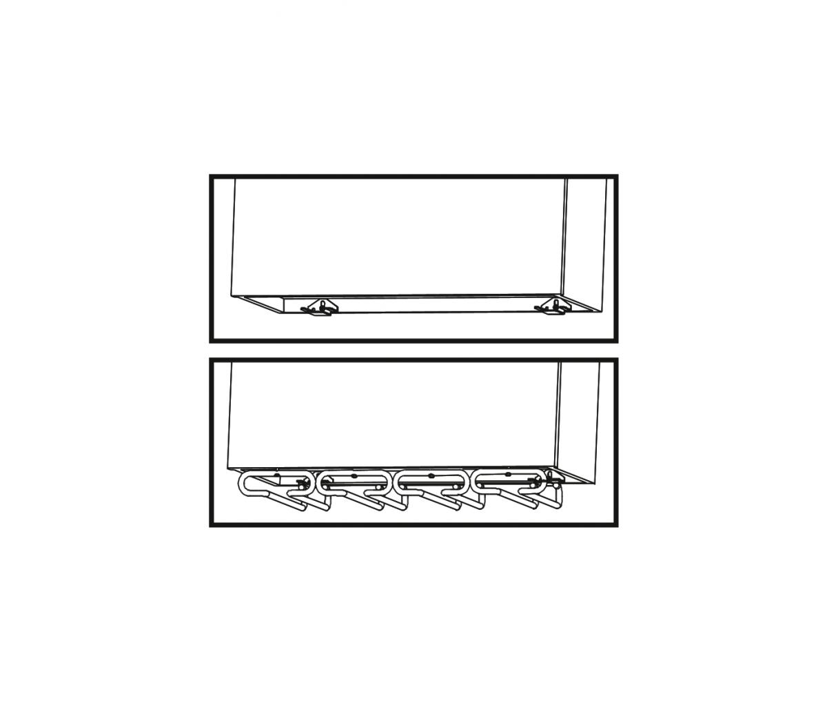 Soporte para copas de 4 líneas