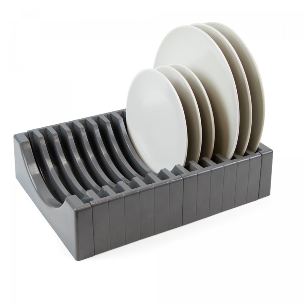 Organizador de platos para muebles con capacidad para 13 platos