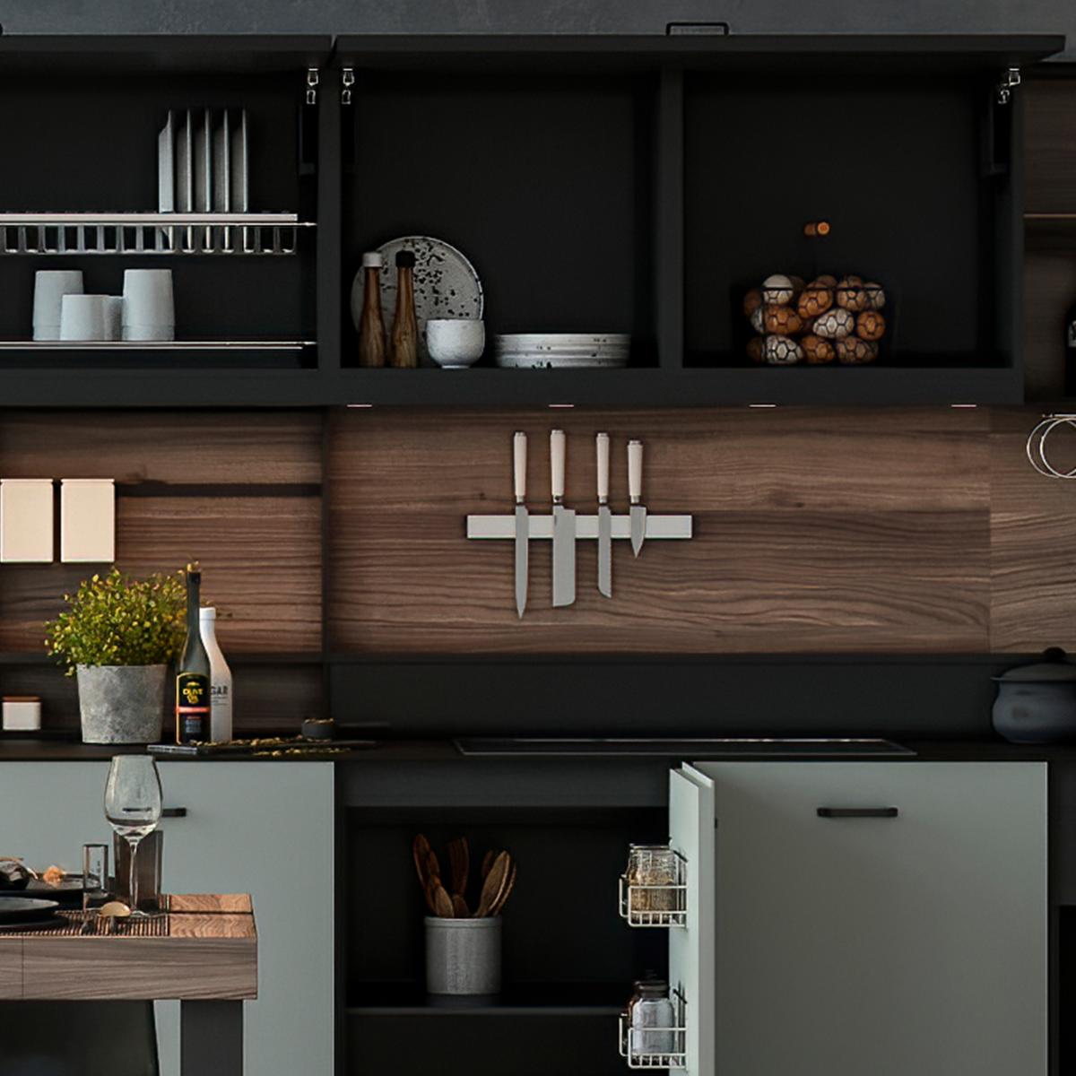 Barra magnética para cuchillos