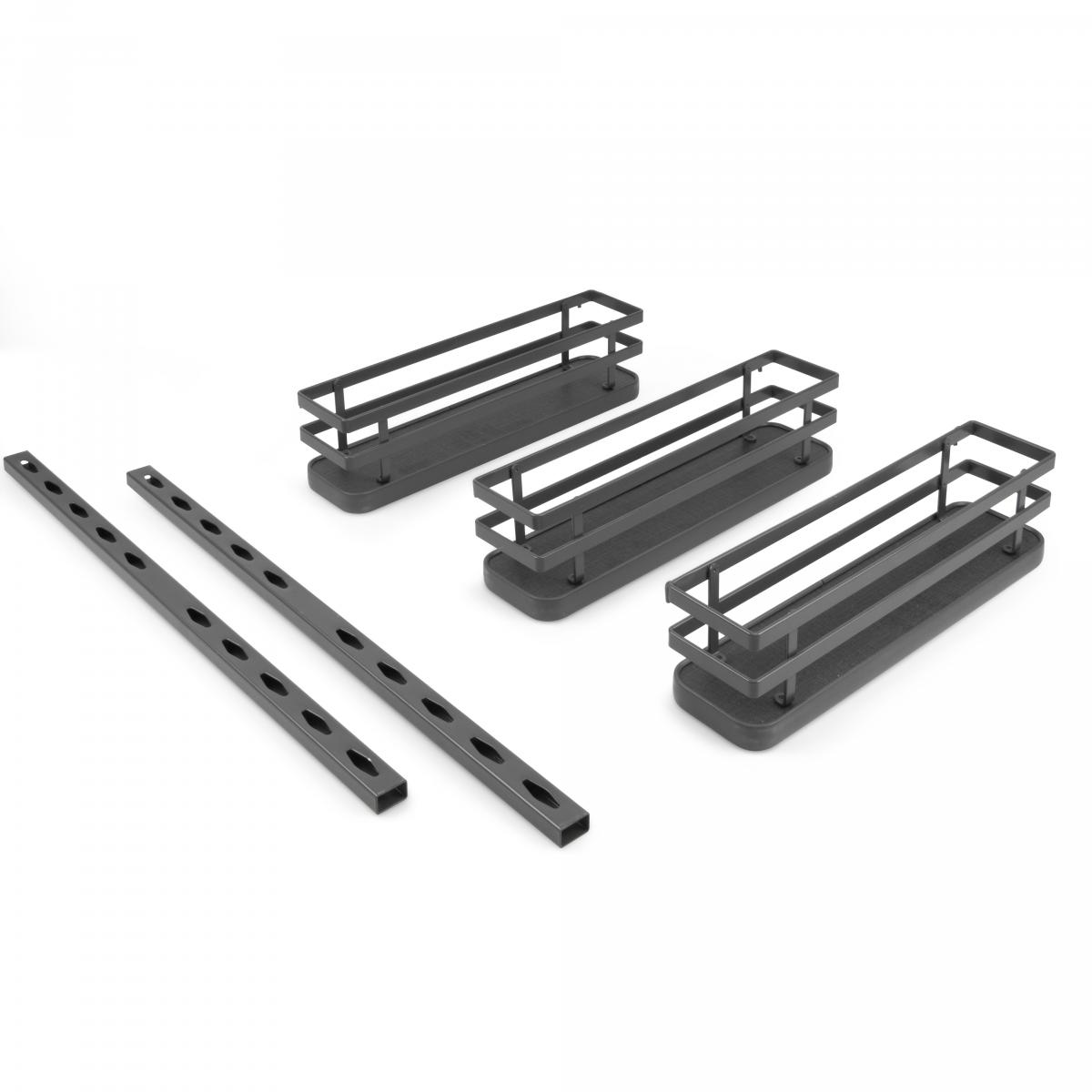 Especiero de 3 bandejas Titane para mueble de cocina o pared