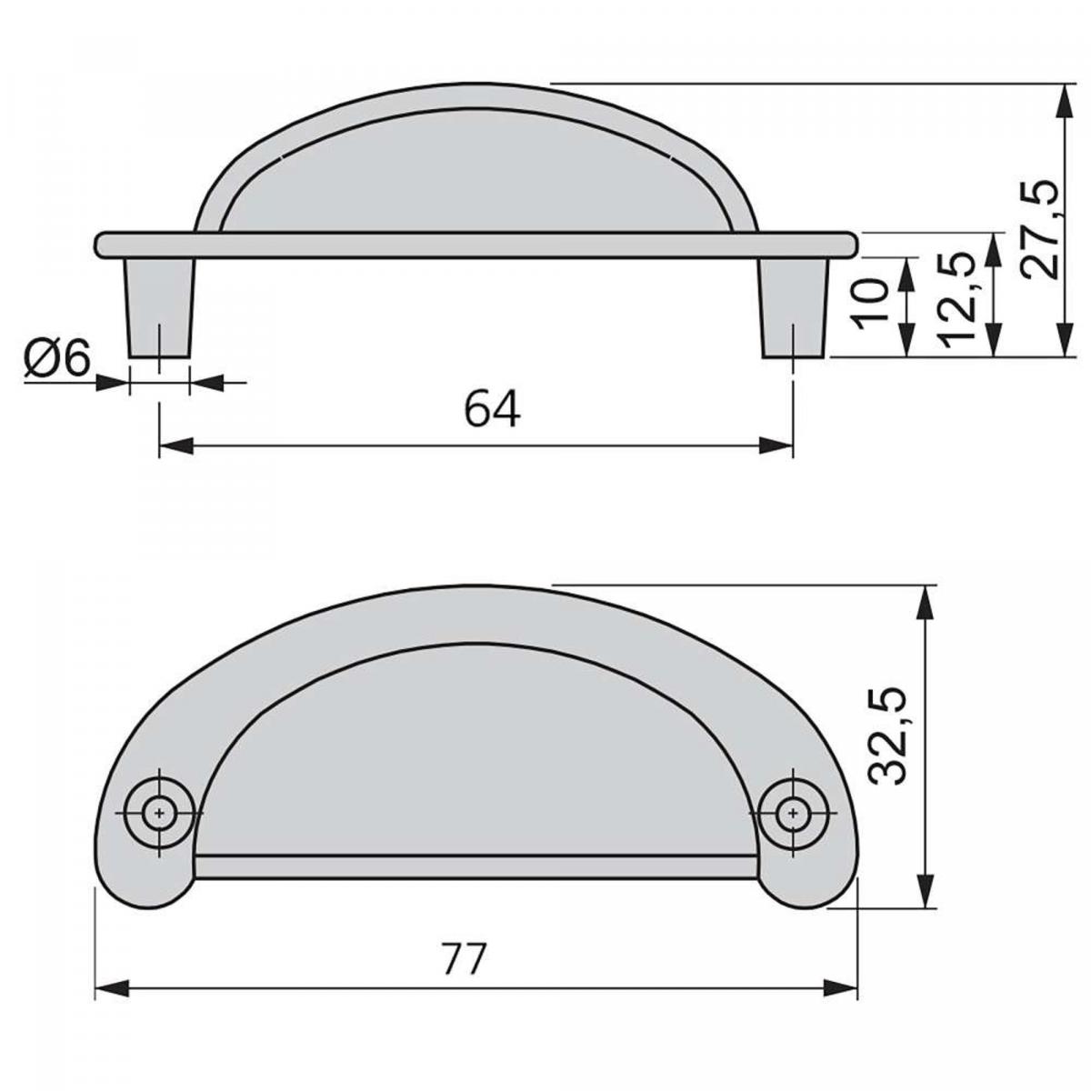 Tirador para mueble Alberic