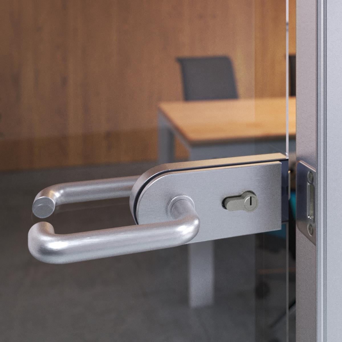 Manivelas para puertas de cristal  en forma de U