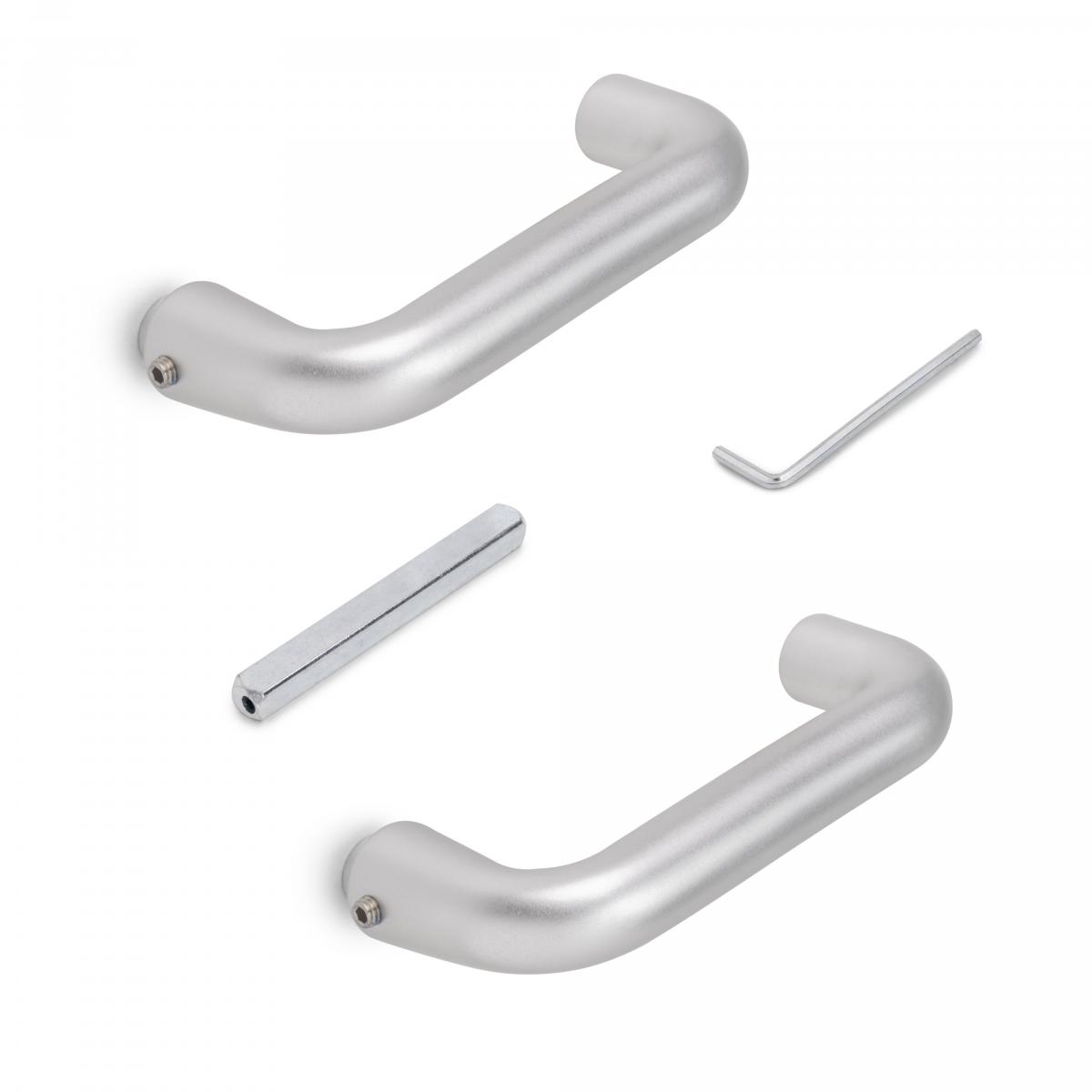 Manivelas para puertas de cristal  en forma de U