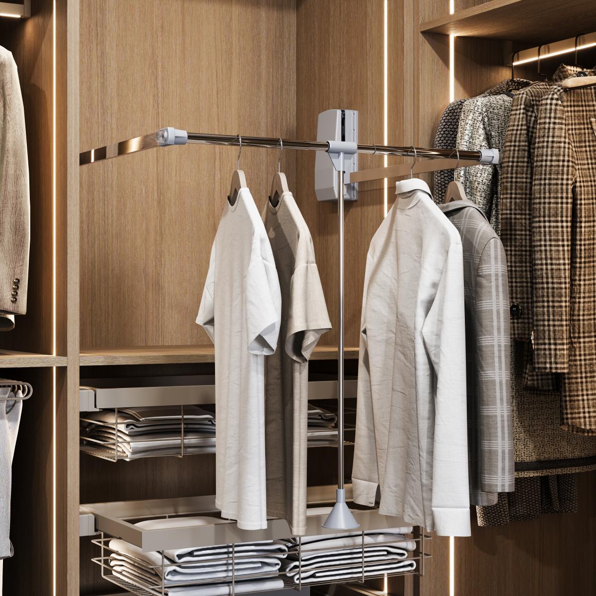 Colgador abatible para armario Hang