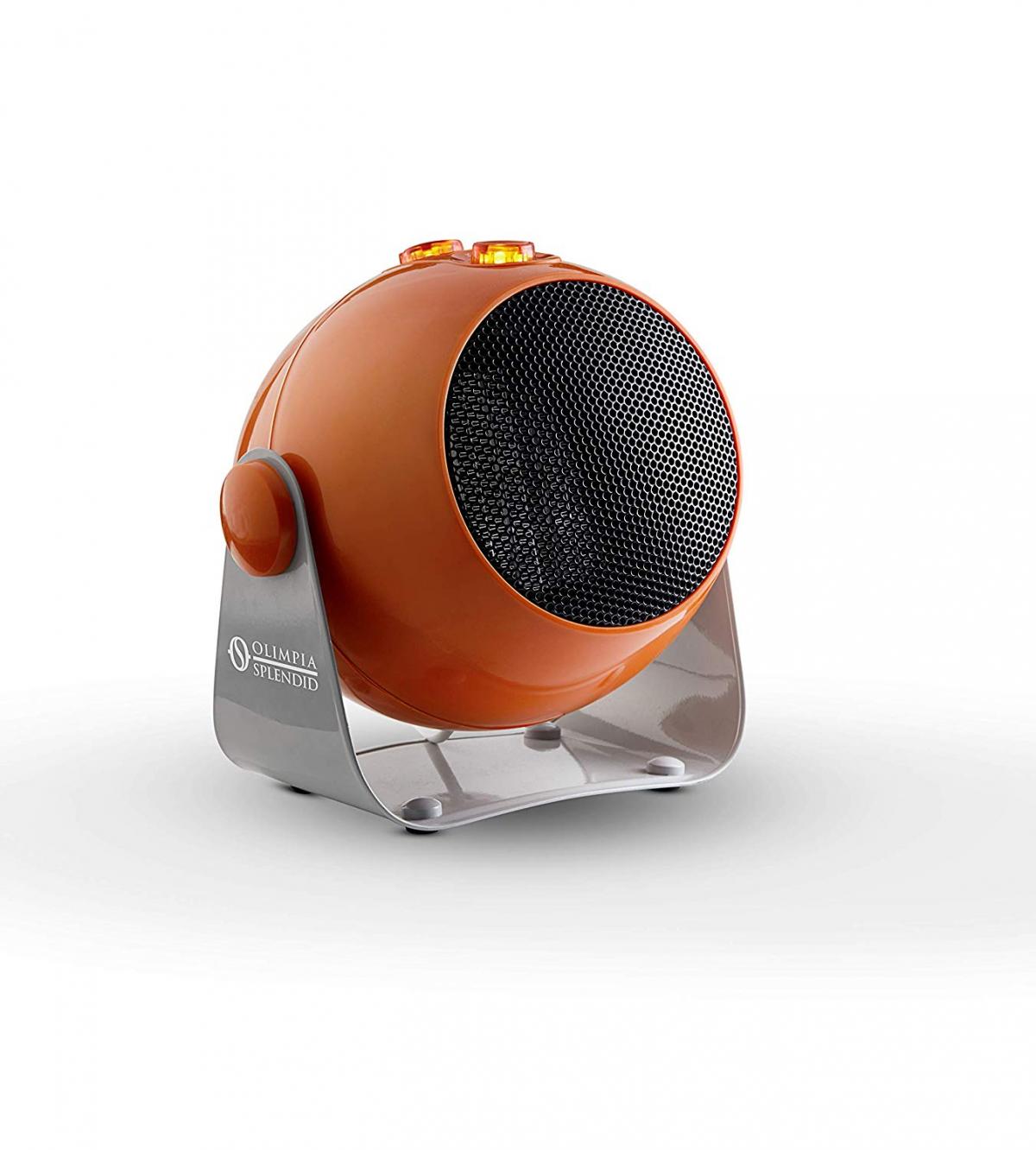 CALEFACTOR RETRO OLIMPIA SPLENDID 99402 CALDO DESIGN O CERAMICO 1800W NARANJA