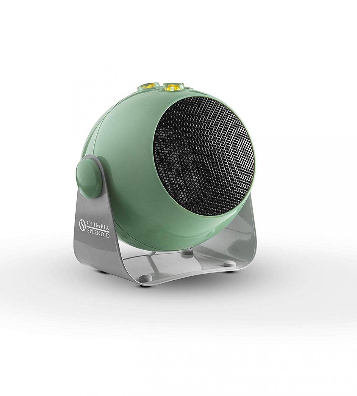 CALEFACTOR RETRO OLIMPIA SPLENDID 99404 CALDO DESING S CERAMICO 1800W VERDE