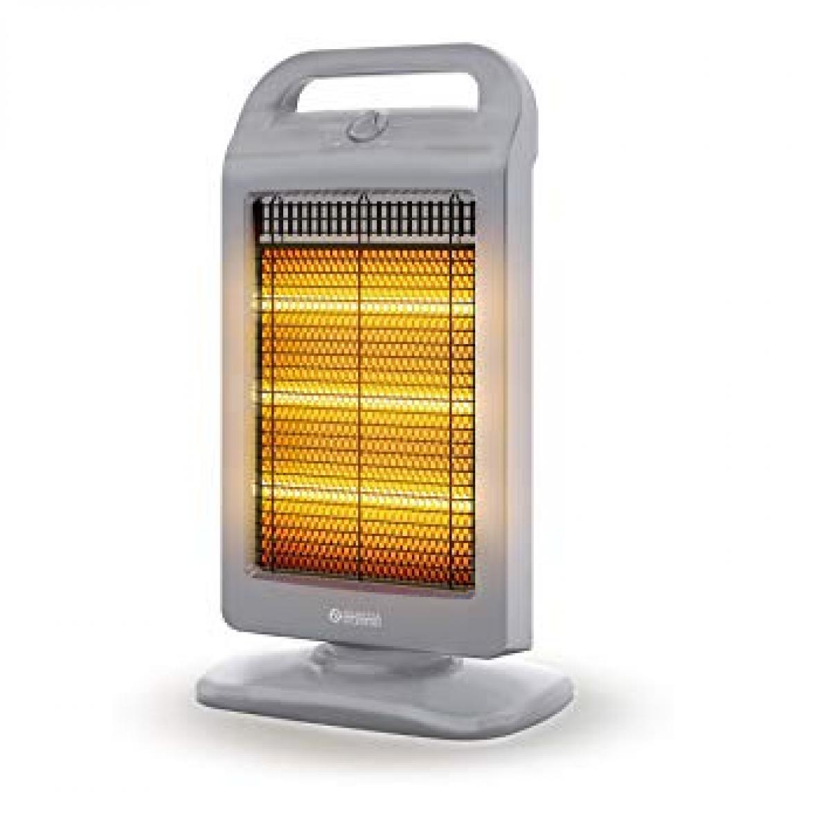 ESTUFA HALOGENA OLIMPIA SPLENDID 99396 SOLARIA EVO S 1200W 3 TUBOS SILVER
