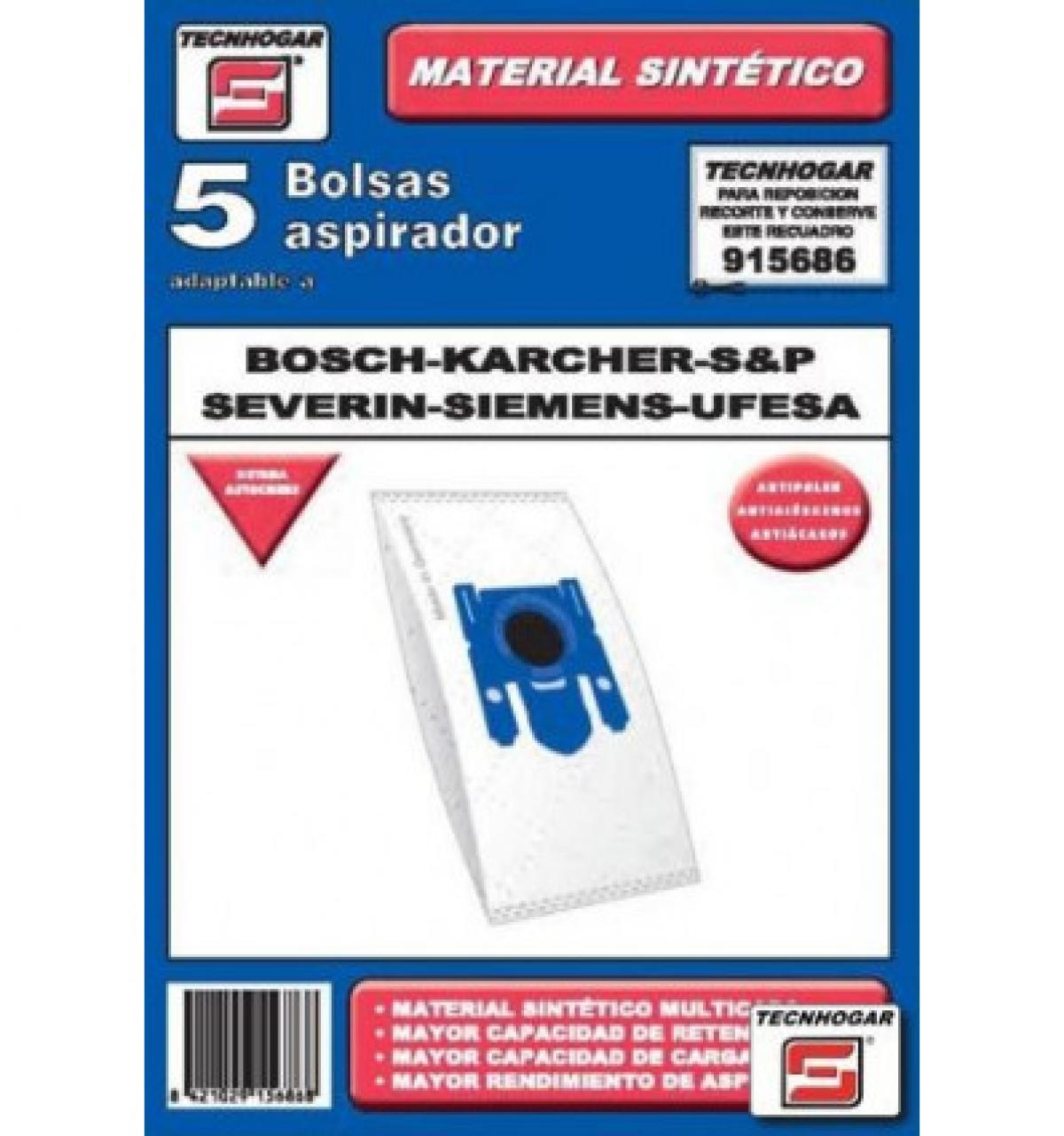 PAQUETE BOLSA ASPIRADOR SINTETICA 686