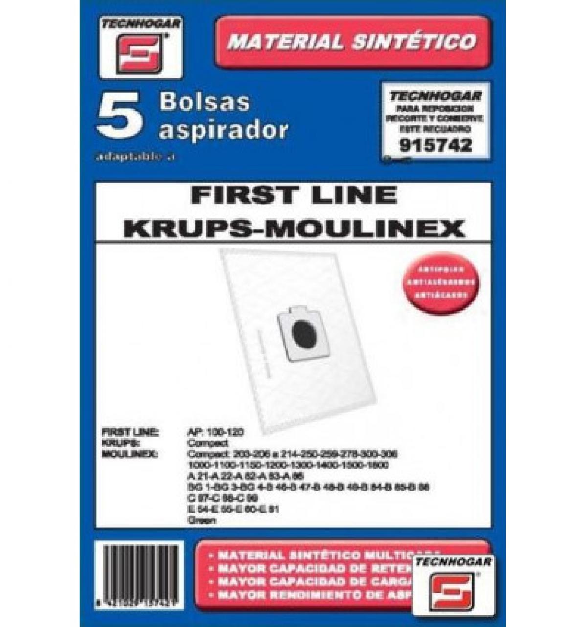 PAQUETE BOLSA ASPIRADOR SINTETICA 742