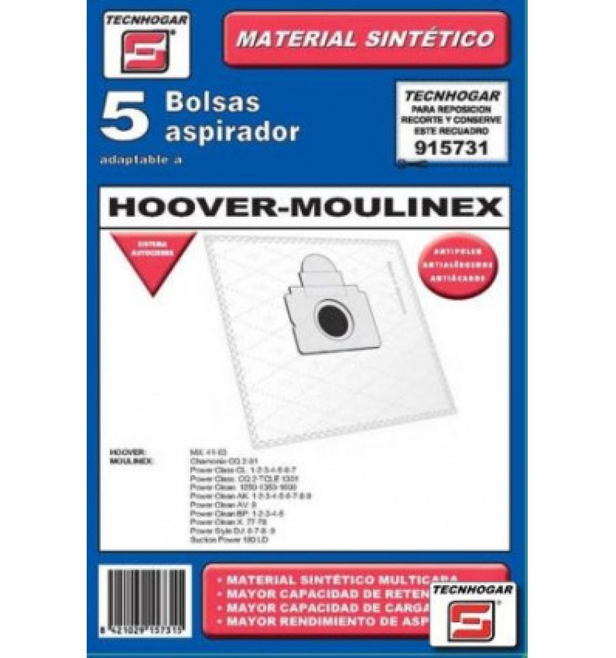 PAQUETE BOLSA ASPIRADOR SINTETICA 731