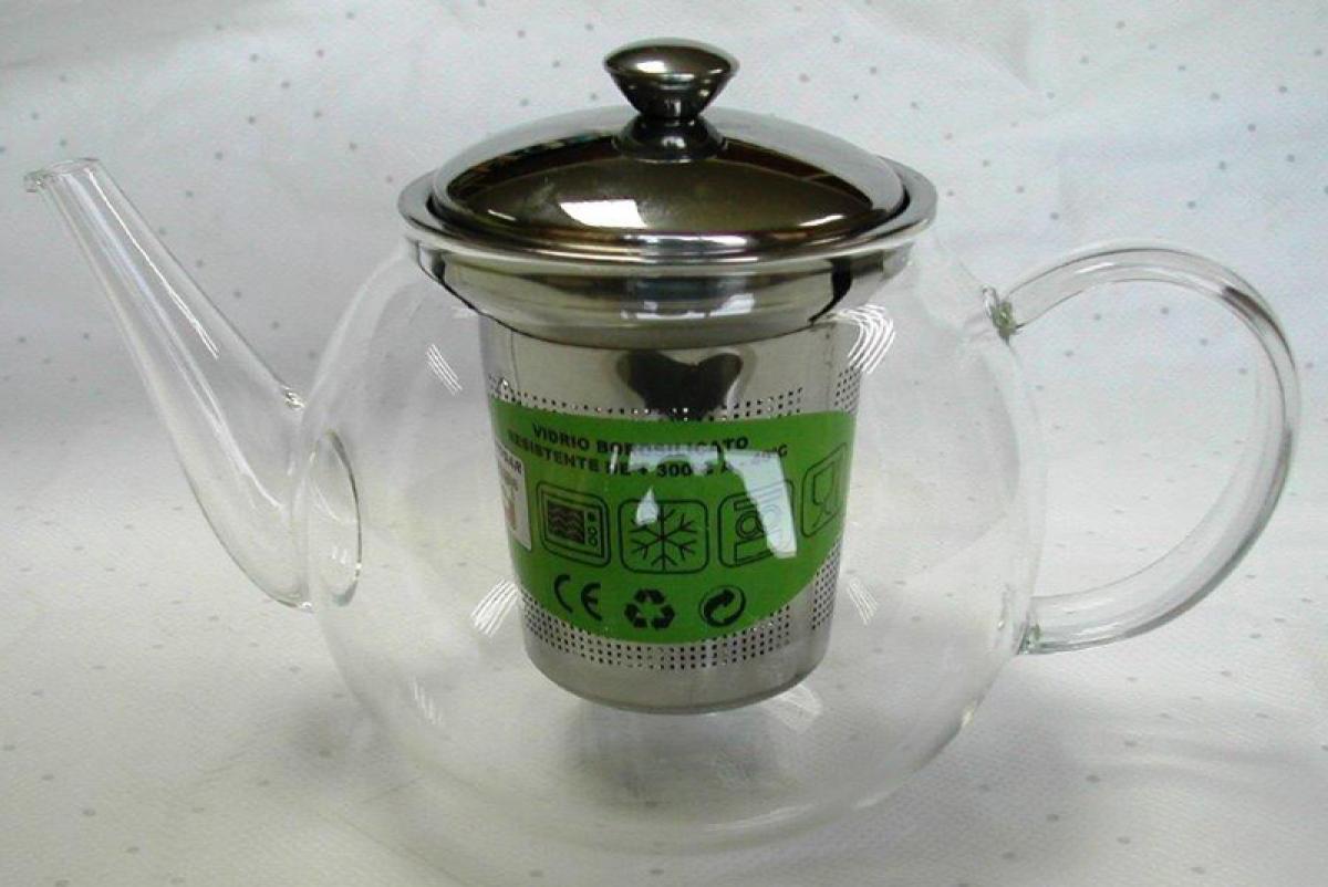 TETERA TECNHOGAR CRIST.FILT.ACERO INOX 600ML 01631