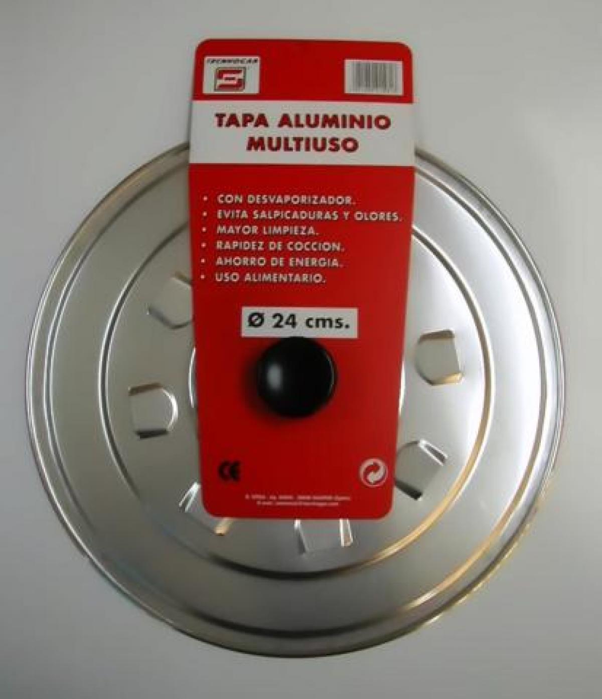 TAPA ALUMINIO MULTIUSO 24 CM.01581