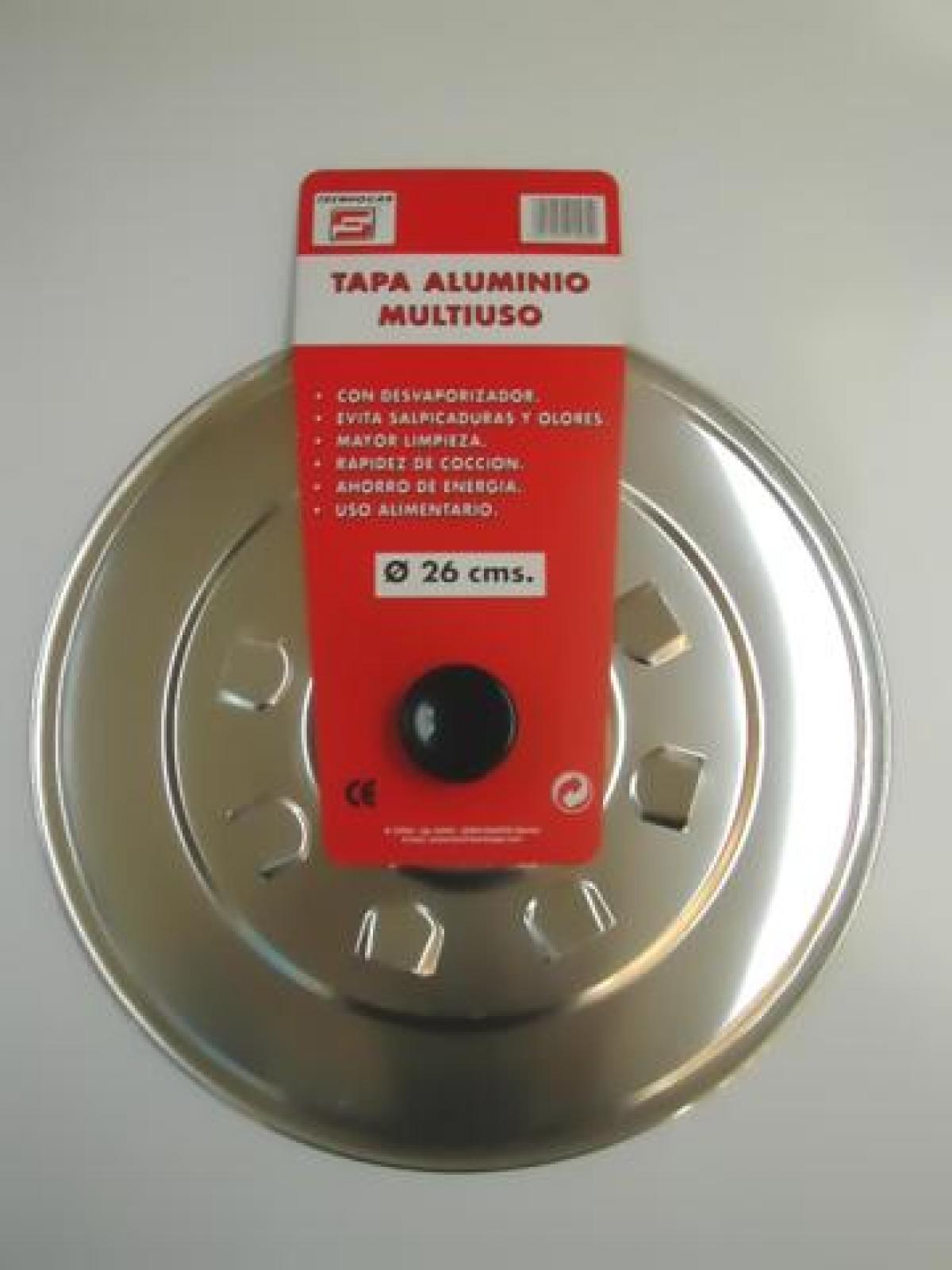 TAPA ALUMINIO MULTIUSO 26 CM.01582