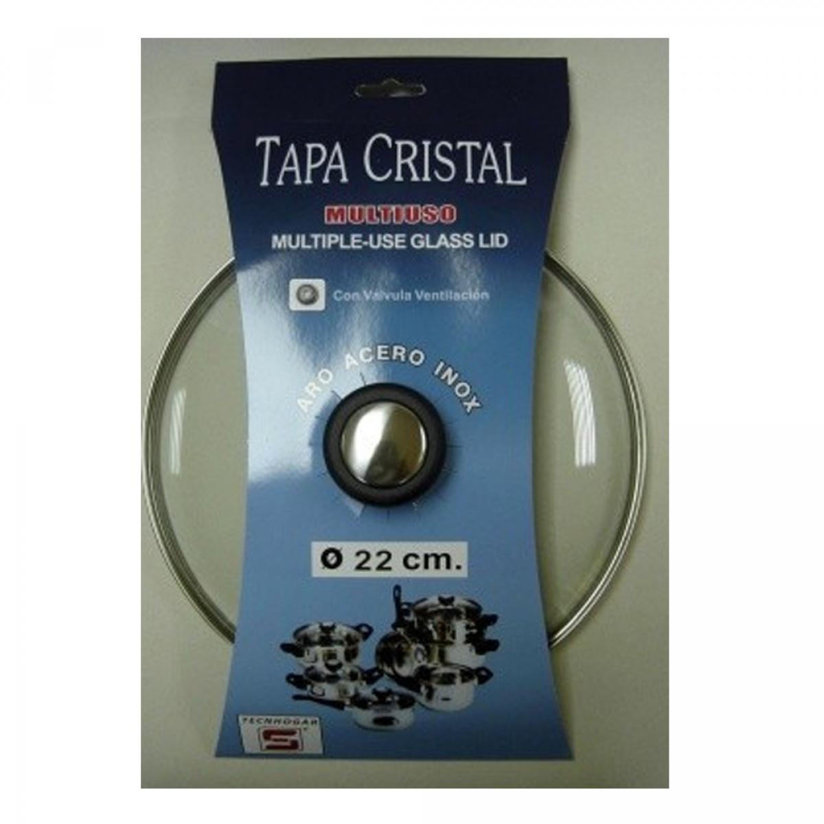 TAPA CRIS.ERSA 19004 C-VAL.ARO INOX 22CM 19004