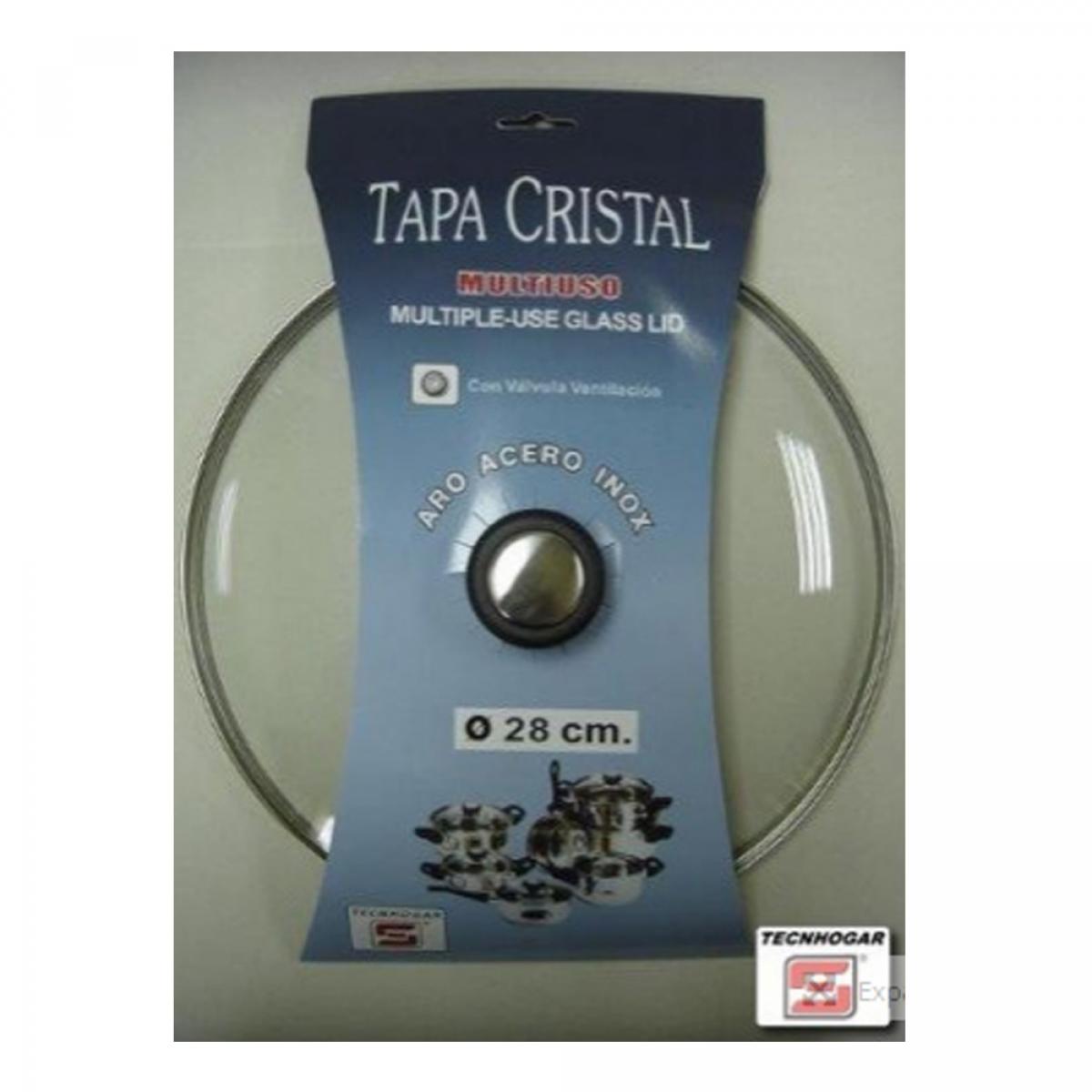 TAPA CRIS.ERSA 19007 C-VAL.ARO INOX 28CM 19007