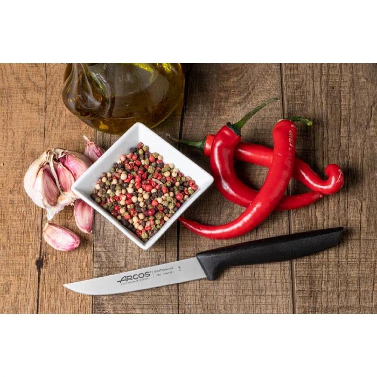 CUCHILLO VERDURA ARCOS 1352 NIZA 11CM NEGRO