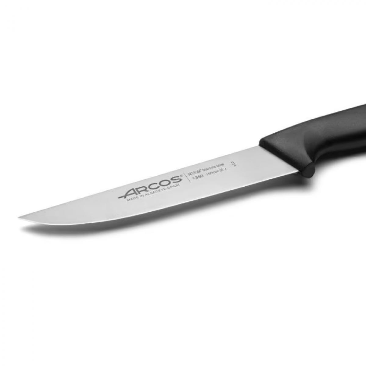 CUCHILLO COCINA ARCOS 1353 NIZA 15CM NEGRO