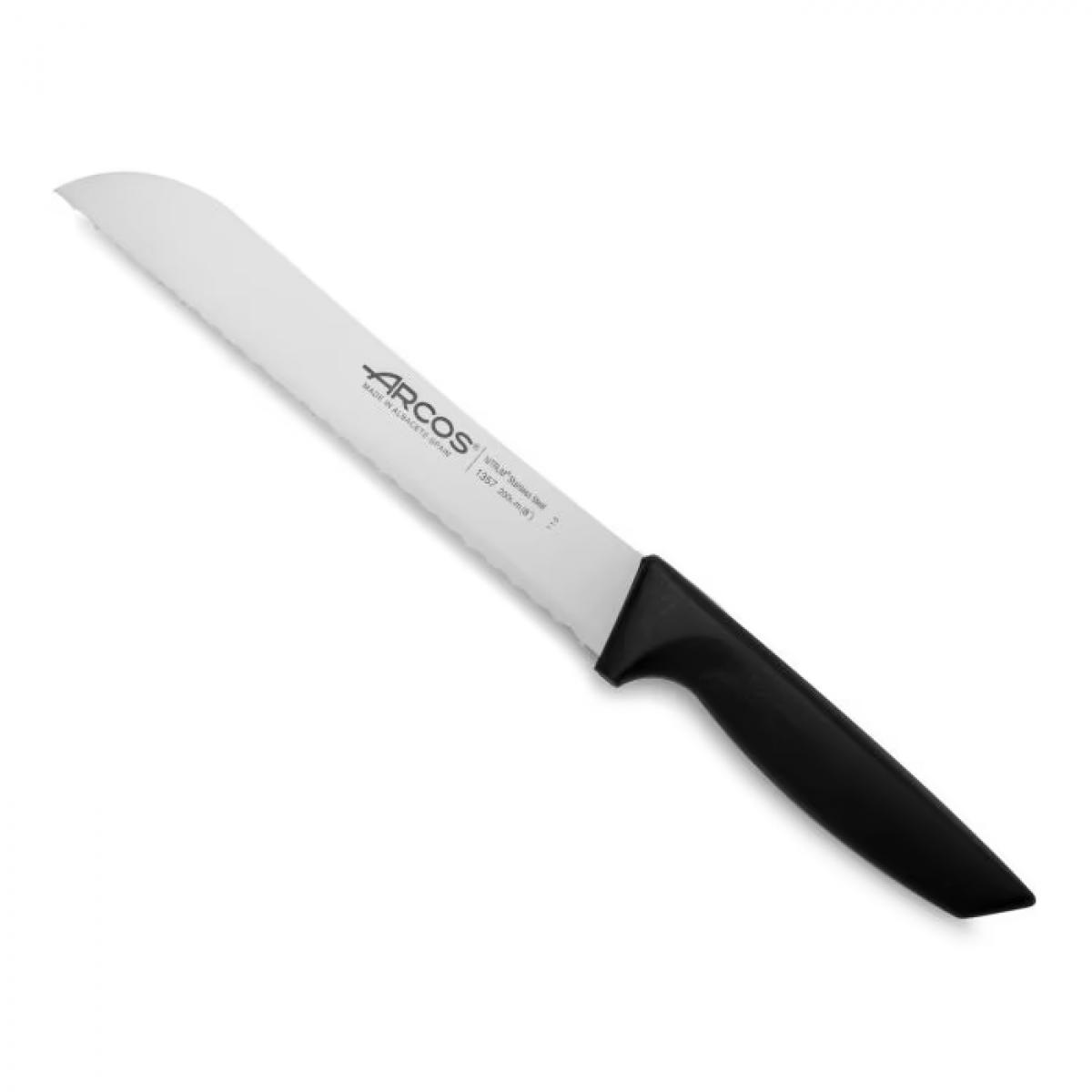CUCHILLO PANERO ARCOS 1357 NIZA 20CM NEGRO