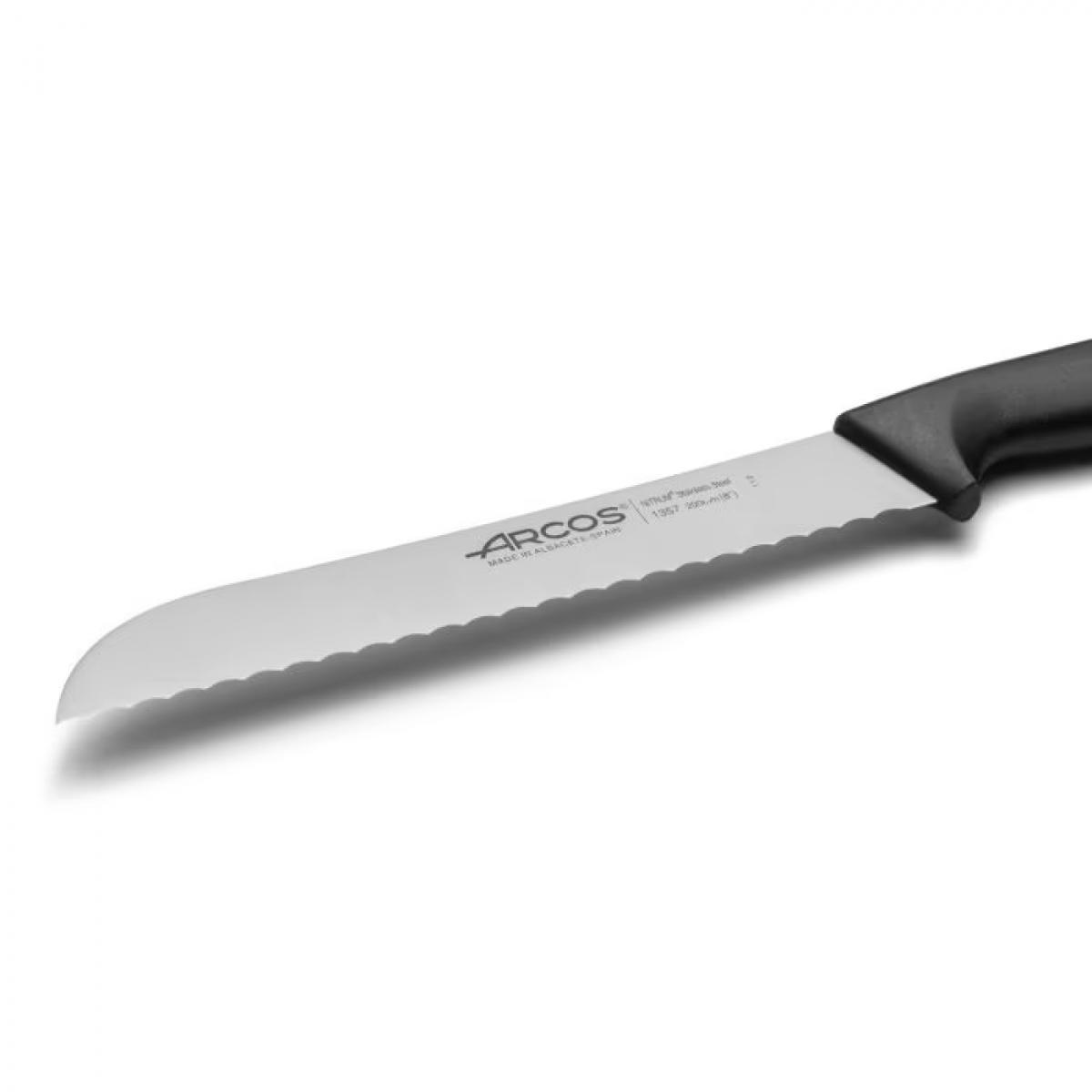 CUCHILLO PANERO ARCOS 1357 NIZA 20CM NEGRO