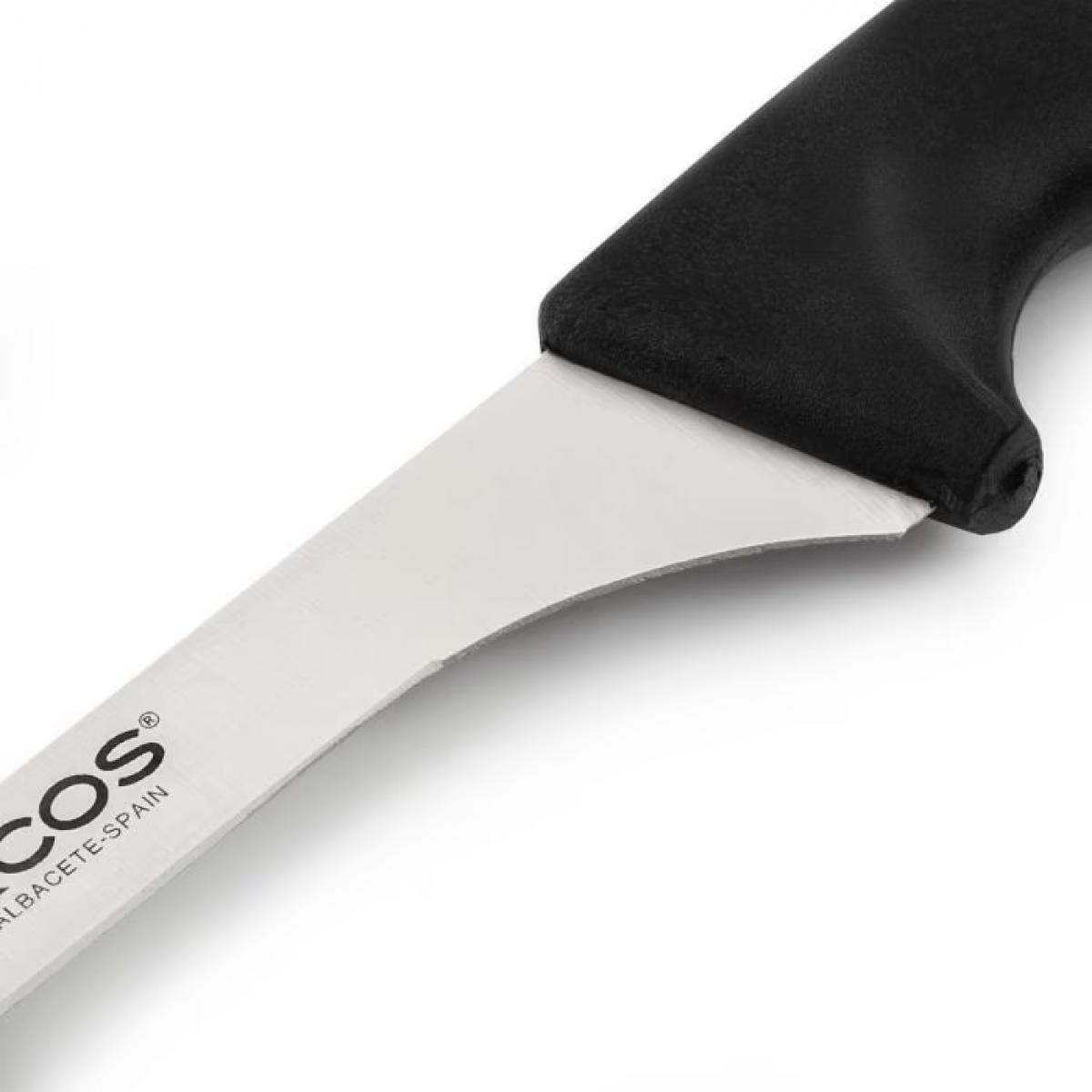 CUCHILLO JAMONERO ARCOS 1356 NIZA 24CM NEGRO