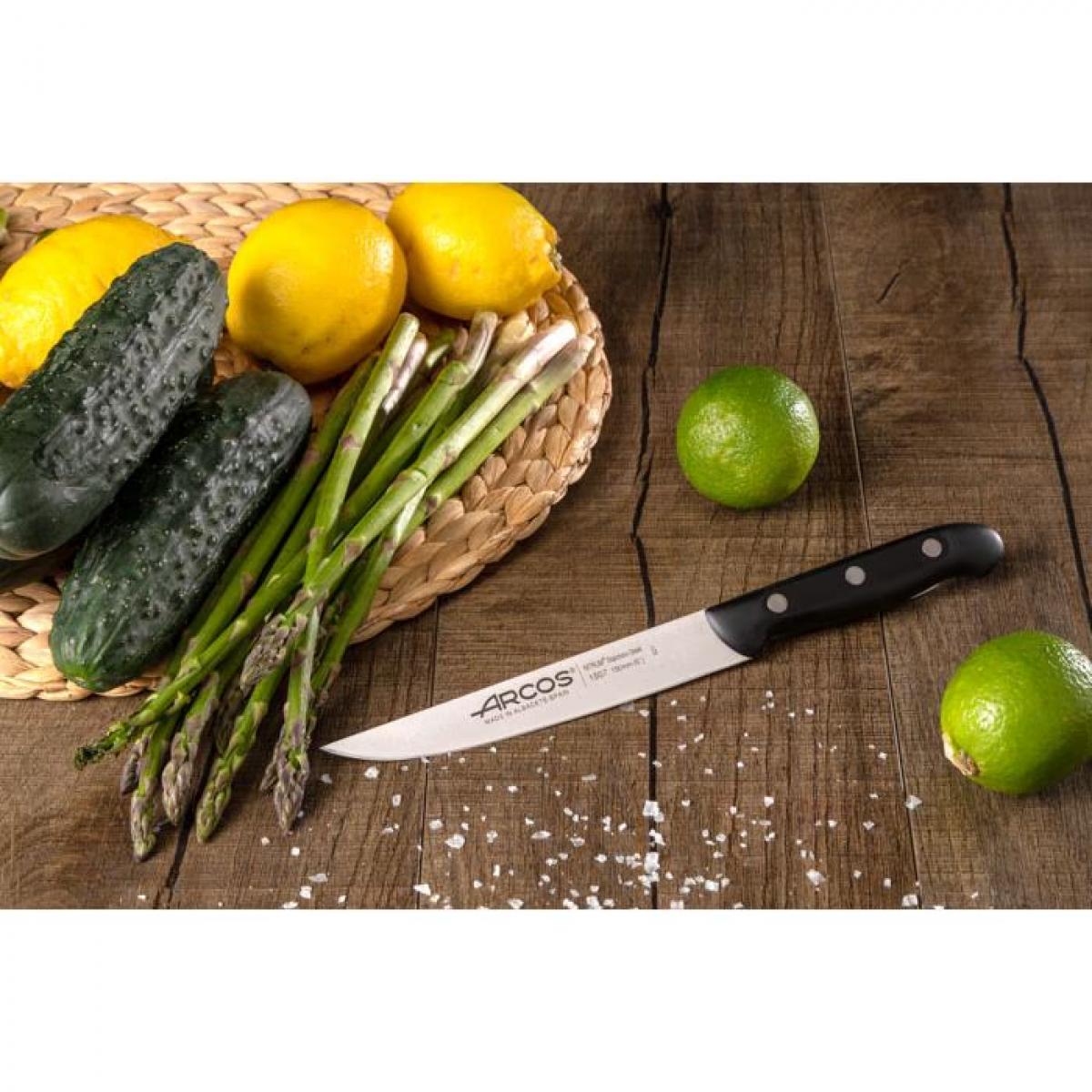 CUCHILLO COCINA ARCOS 1507 MAITRE 15CM NEGRO
