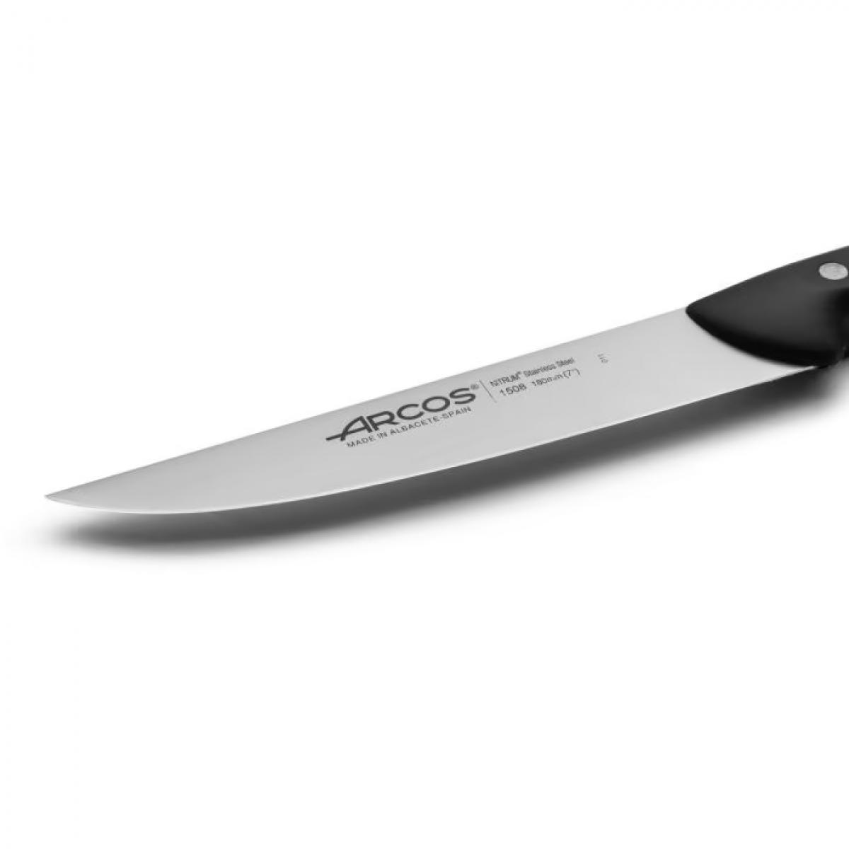 CUCHILLO COCINA ARCOS 1508 MAITRE 18CM NEGRO