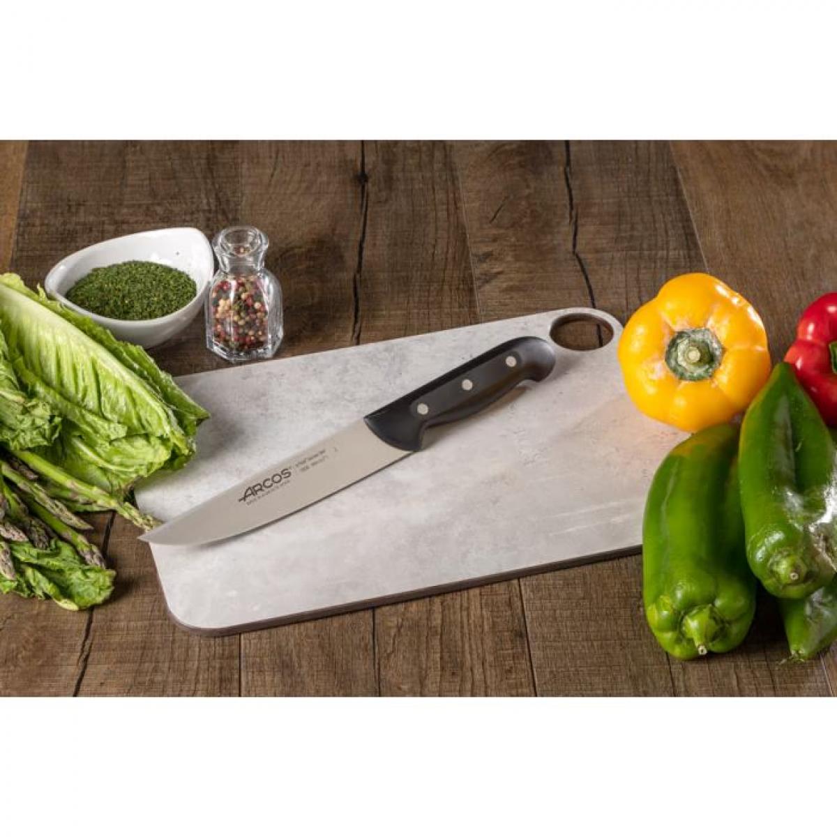 CUCHILLO COCINA ARCOS 1508 MAITRE 18CM NEGRO
