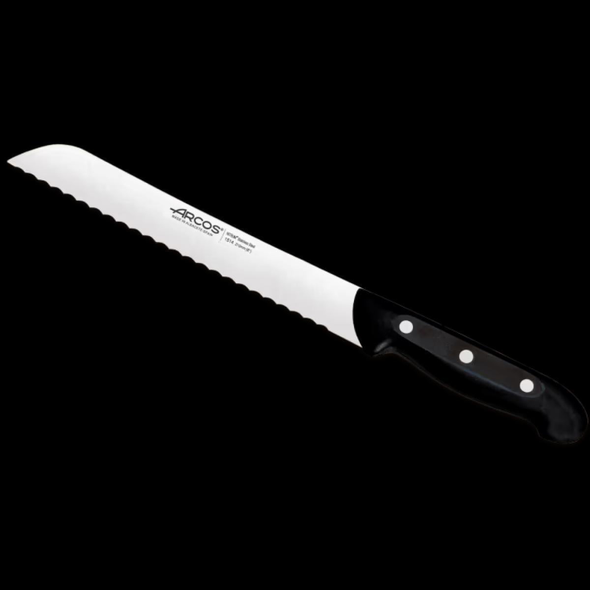 CUCHILLO PANADERO ARCOS 1514 MAITRE 21CM NEGRO