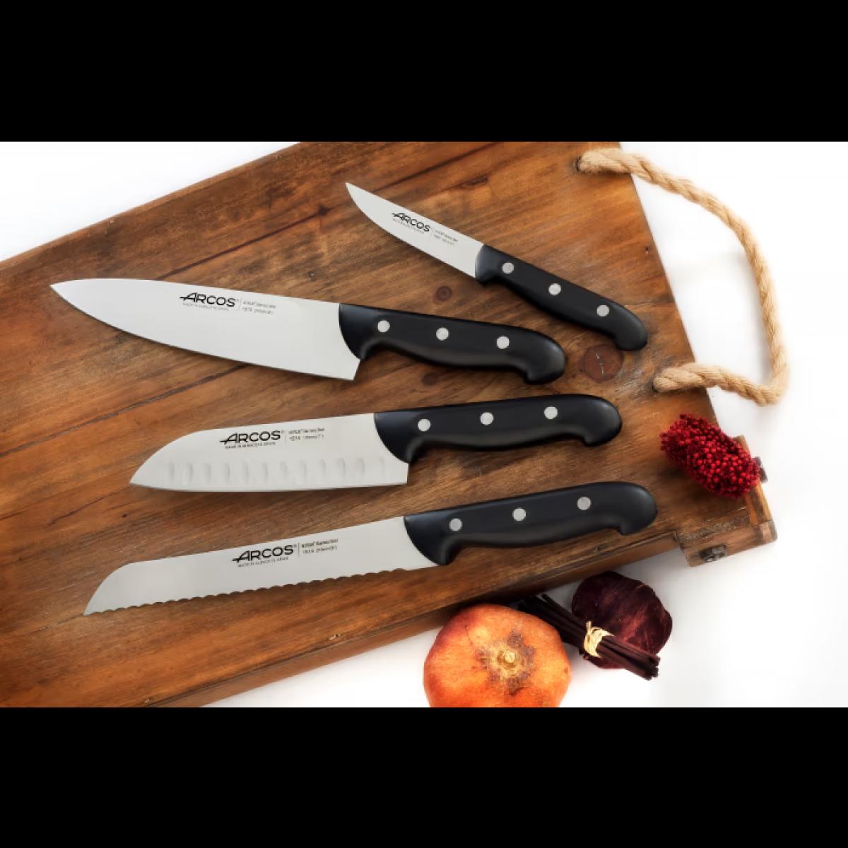 CUCHILLO PANADERO ARCOS 1514 MAITRE 21CM NEGRO