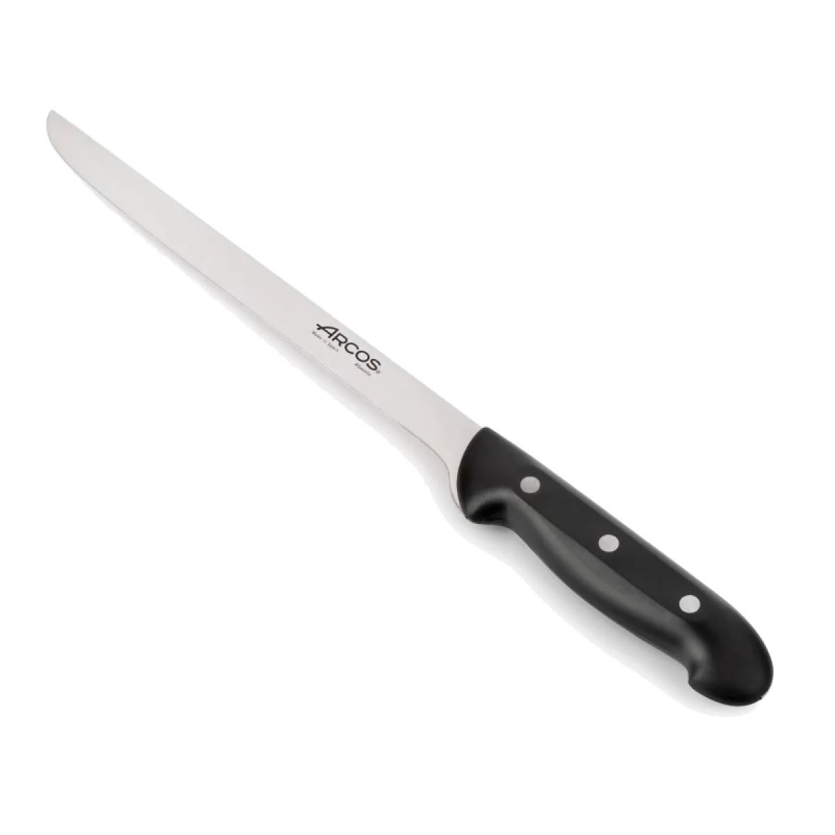 CUCHILLO JAMONERO ARCOS 151800 MAITRE 24CM NEGRO