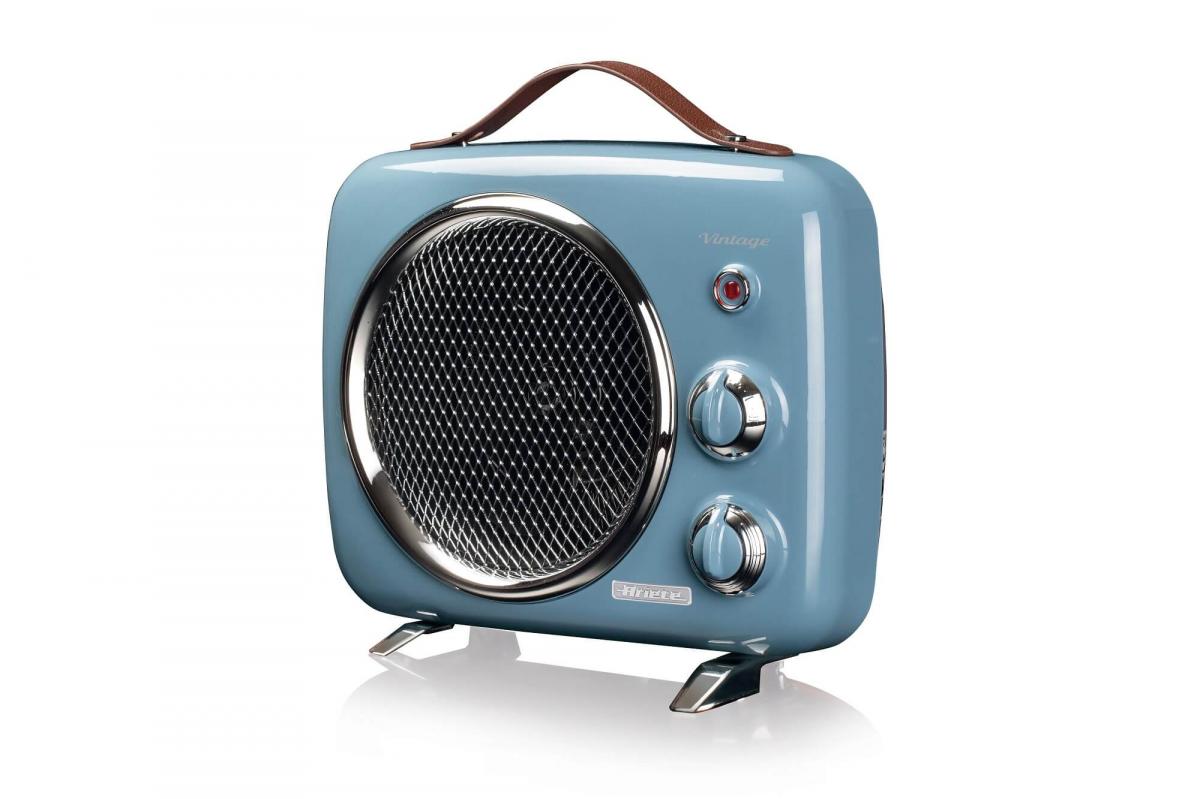 CALEFACTOR VINTAGE ARIETE 808-05 AZUL FRIO-CALOR