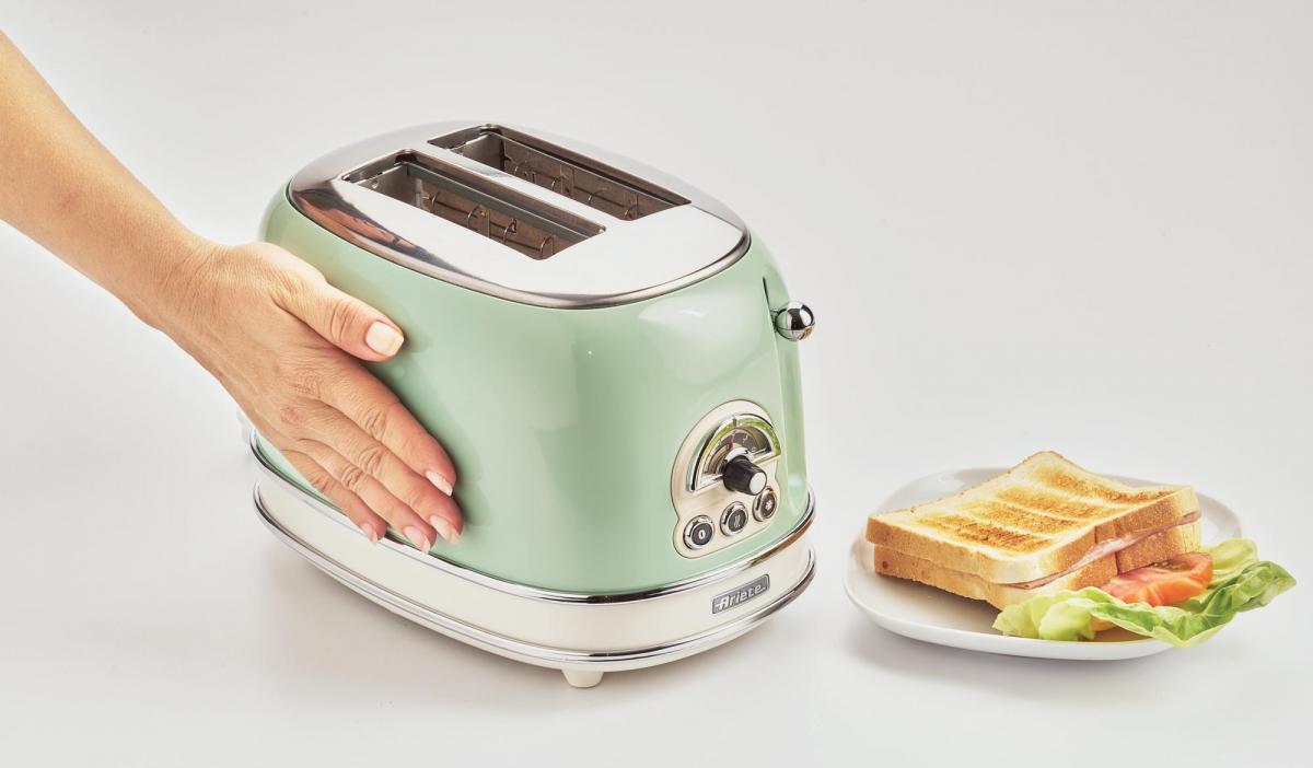 TOSTADOR VINTAG.ARIETE 155-14 PAN MOLD.2 RAN.VERDE