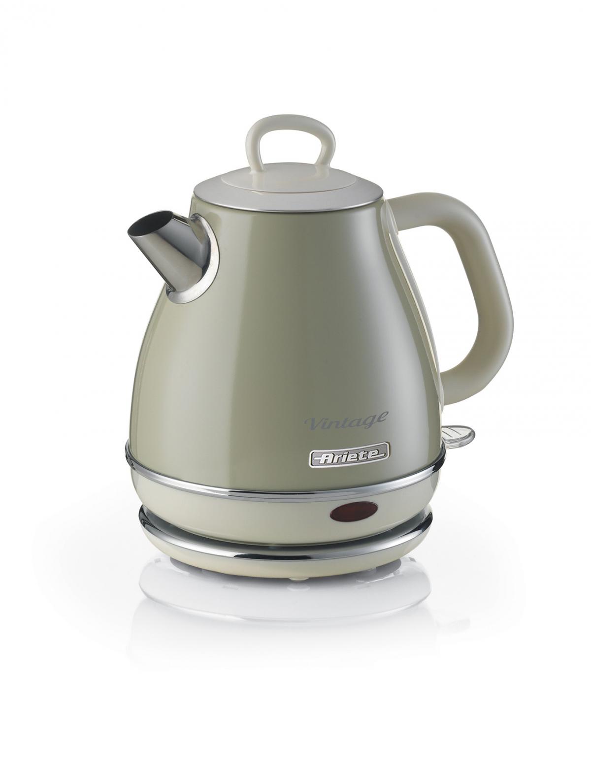 HERVIDOR ARIETE 1L VINTAGE 2000W 2868-03 BEIGE