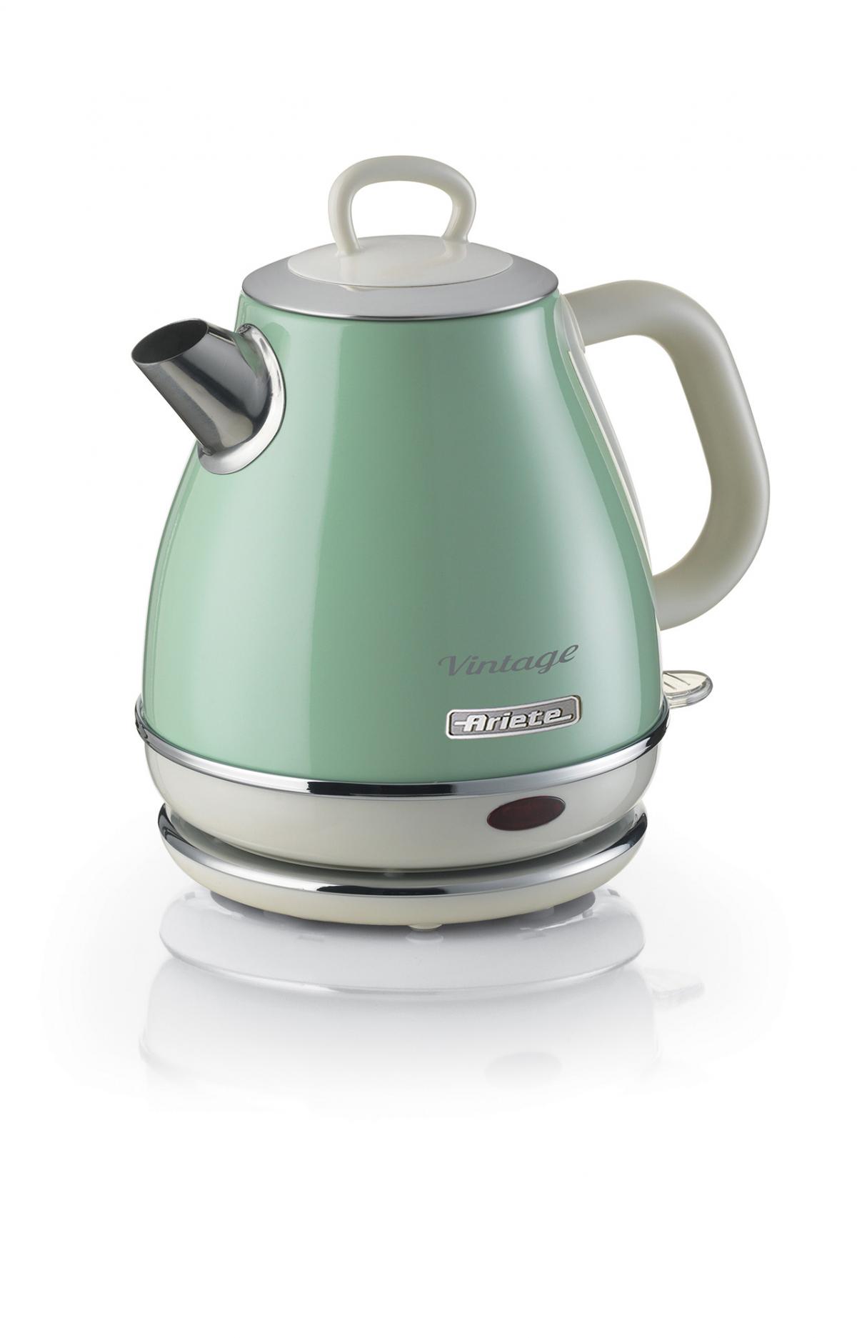 HERVIDOR ARIETE 1L VINTAGE 2000W 2868-04 VERDE