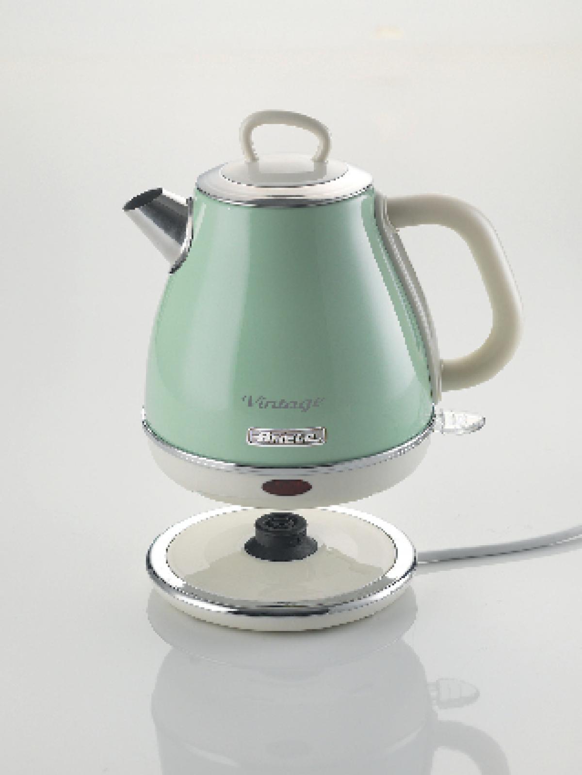 HERVIDOR ARIETE 1L VINTAGE 2000W 2868-04 VERDE