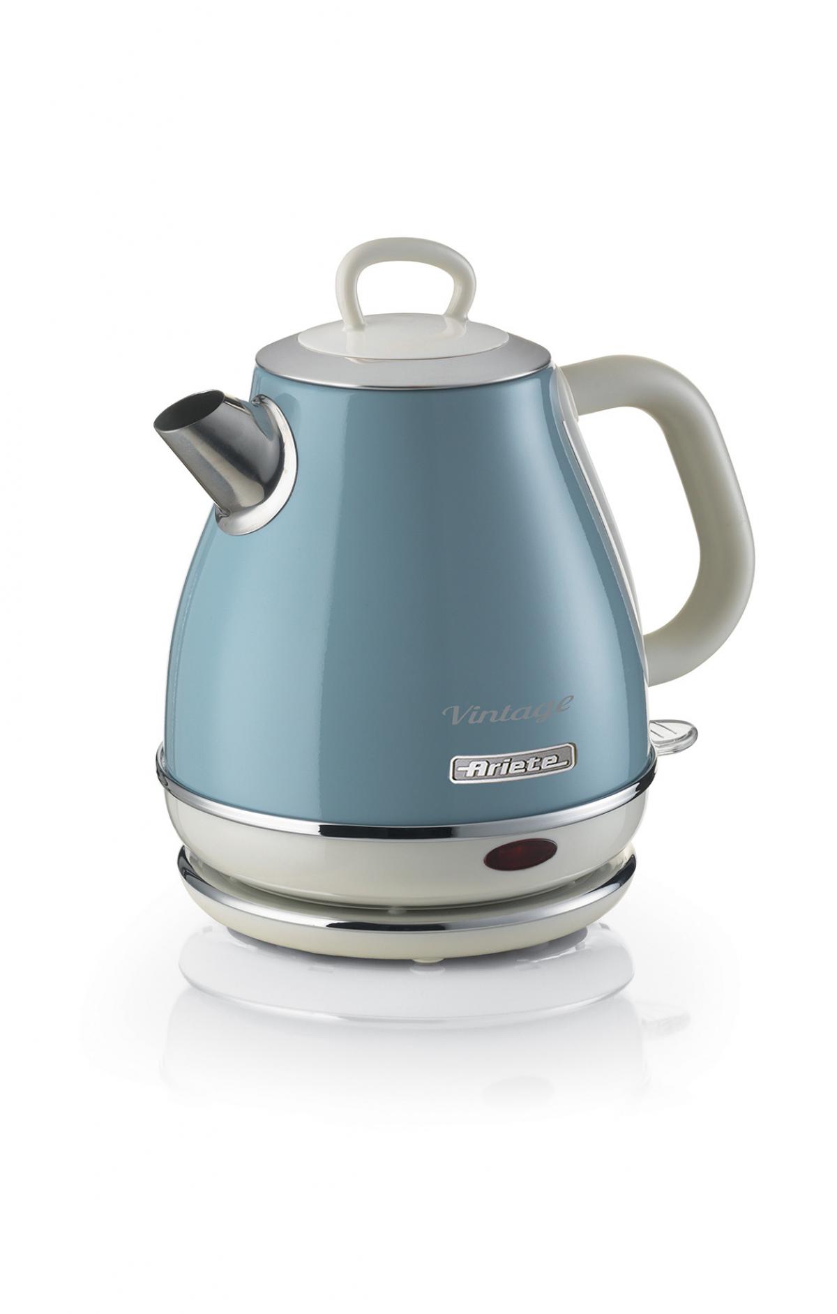 HERVIDOR ARIETE 1L VINTAGE 2000W 2868-05 AZUL