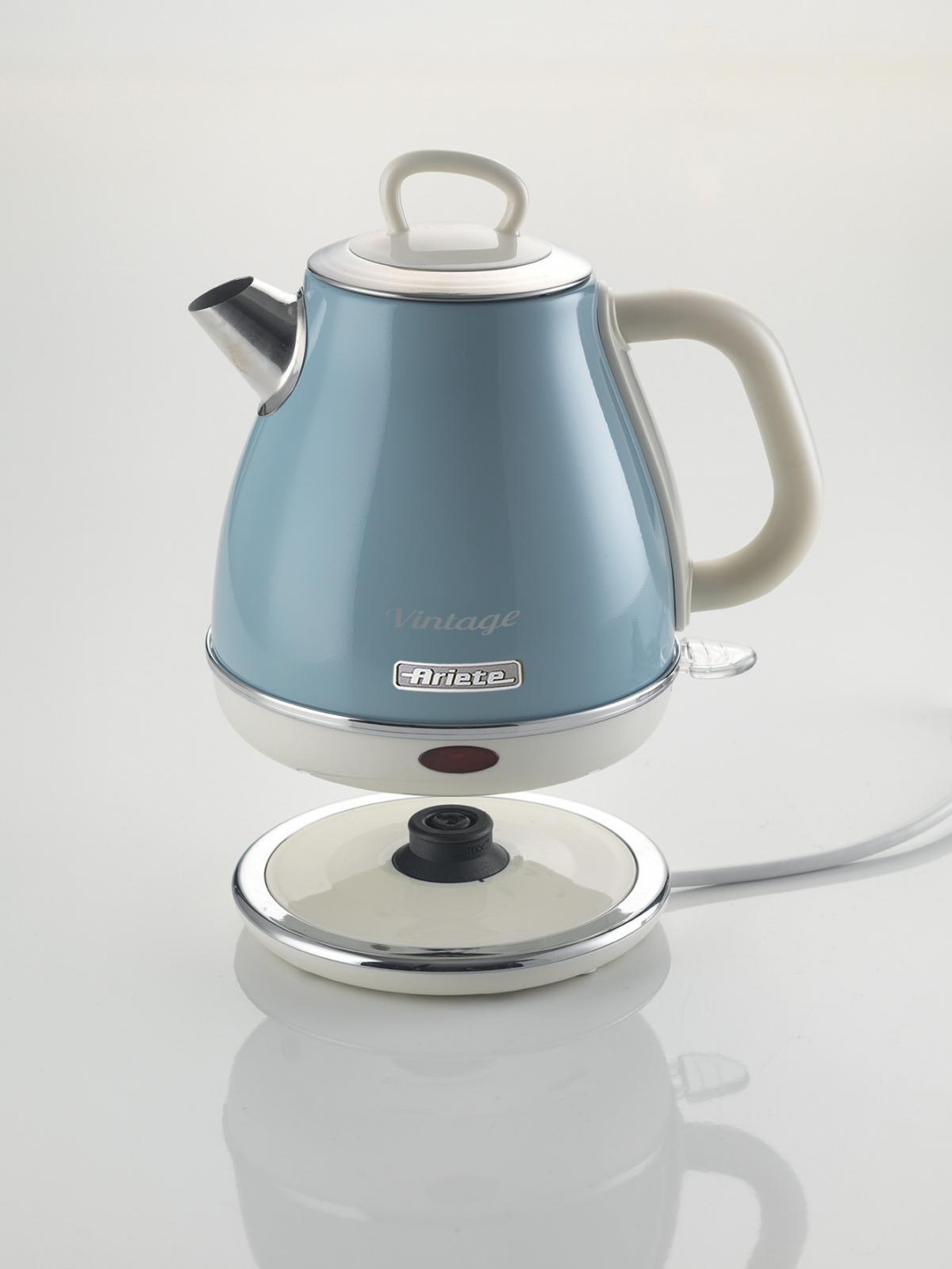 HERVIDOR ARIETE 1L VINTAGE 2000W 2868-05 AZUL