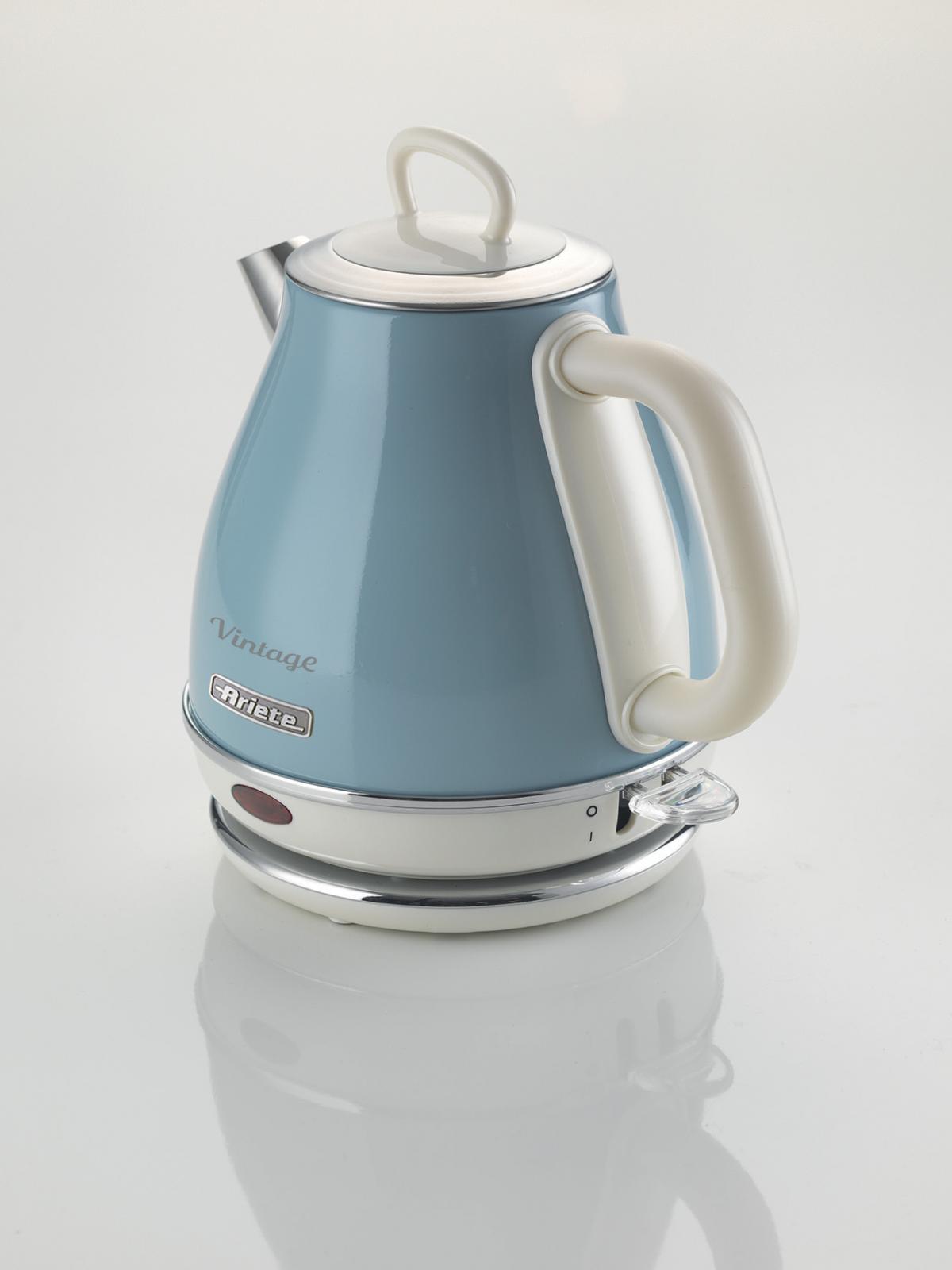 HERVIDOR ARIETE 1L VINTAGE 2000W 2868-05 AZUL