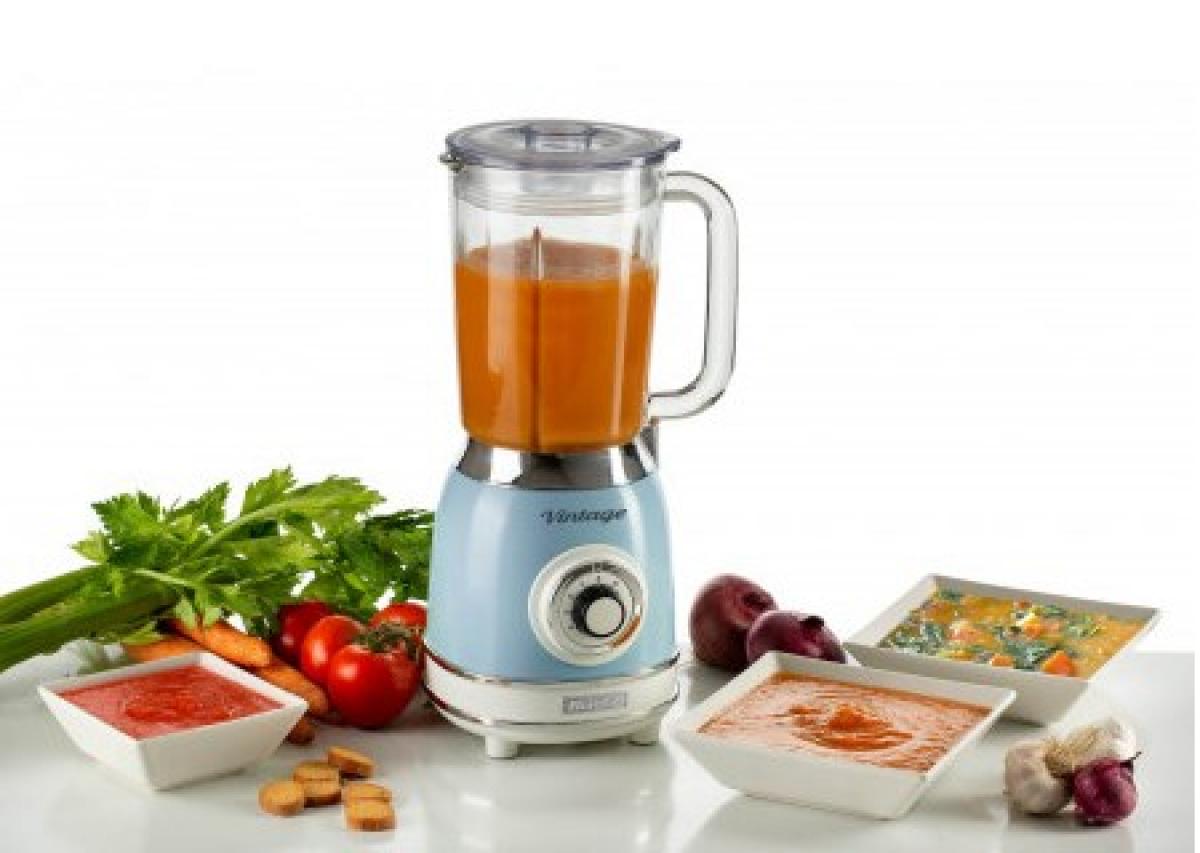 BATIDORA VASO ARIETE 1000W 583-05 1,5L JARRA CRISTAL AZUL